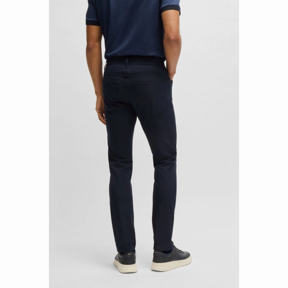 Delaware slim-fit trousers in performance-stretch fabric