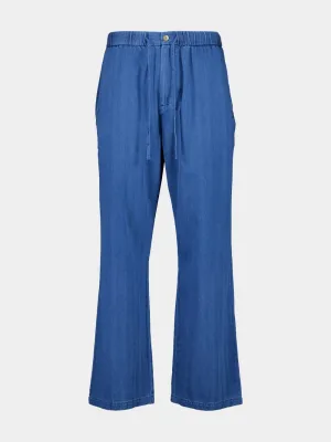 Denim Blue Rocha Trousers Bottoms Mens - cheap mens shorts online