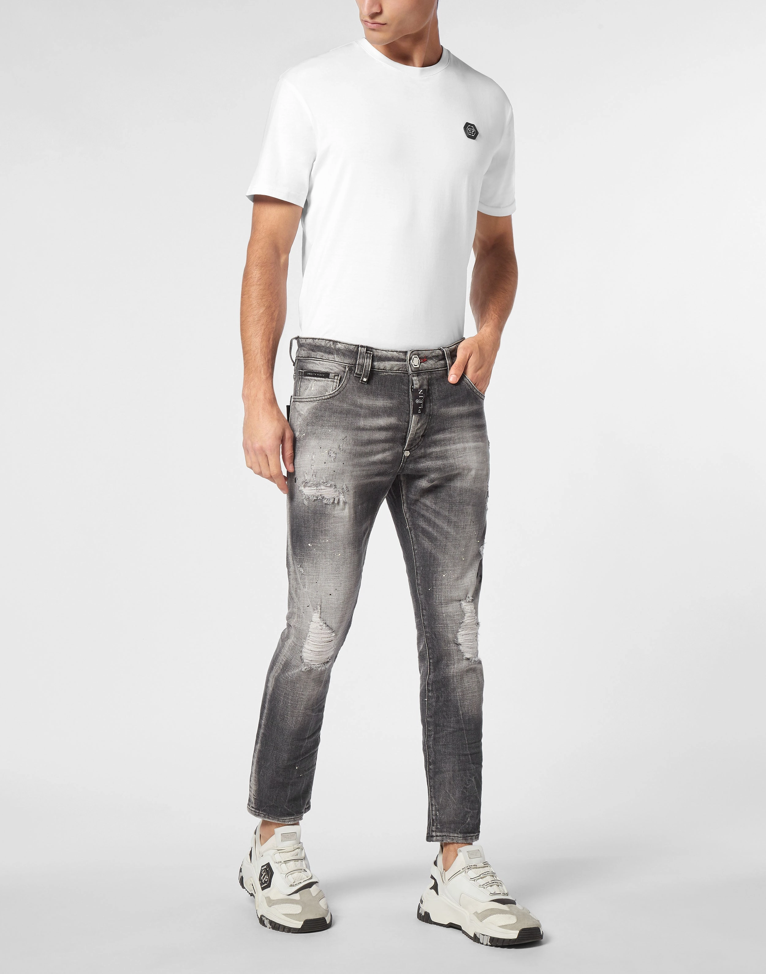 Denim Skinny Fit Trousers