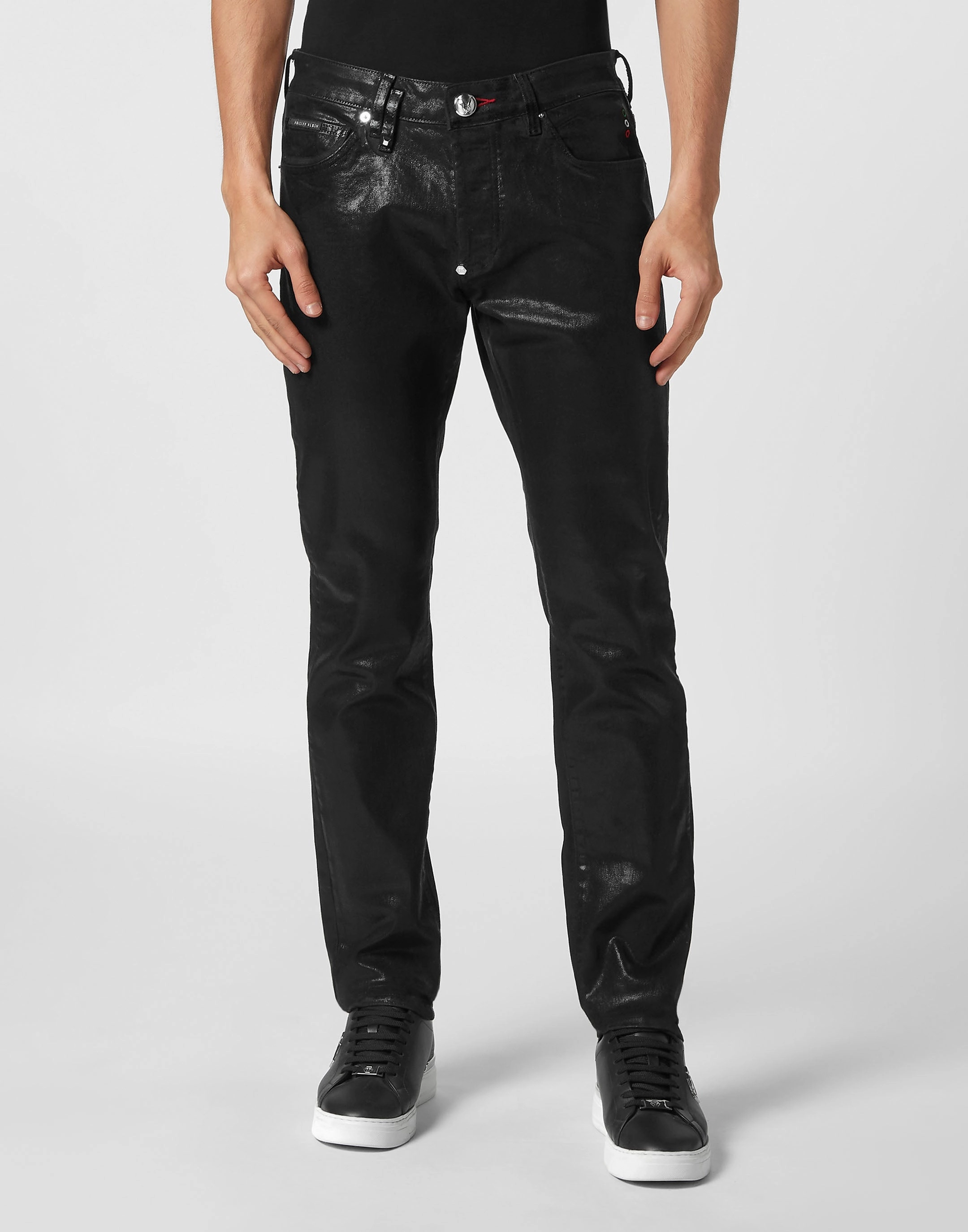 Denim Super Basic Straight Trousers