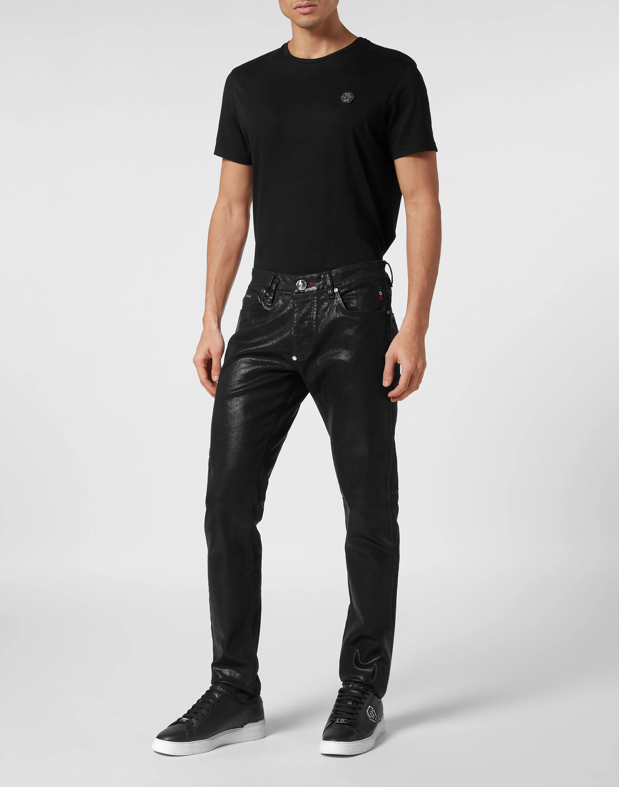Denim Super Basic Straight Trousers