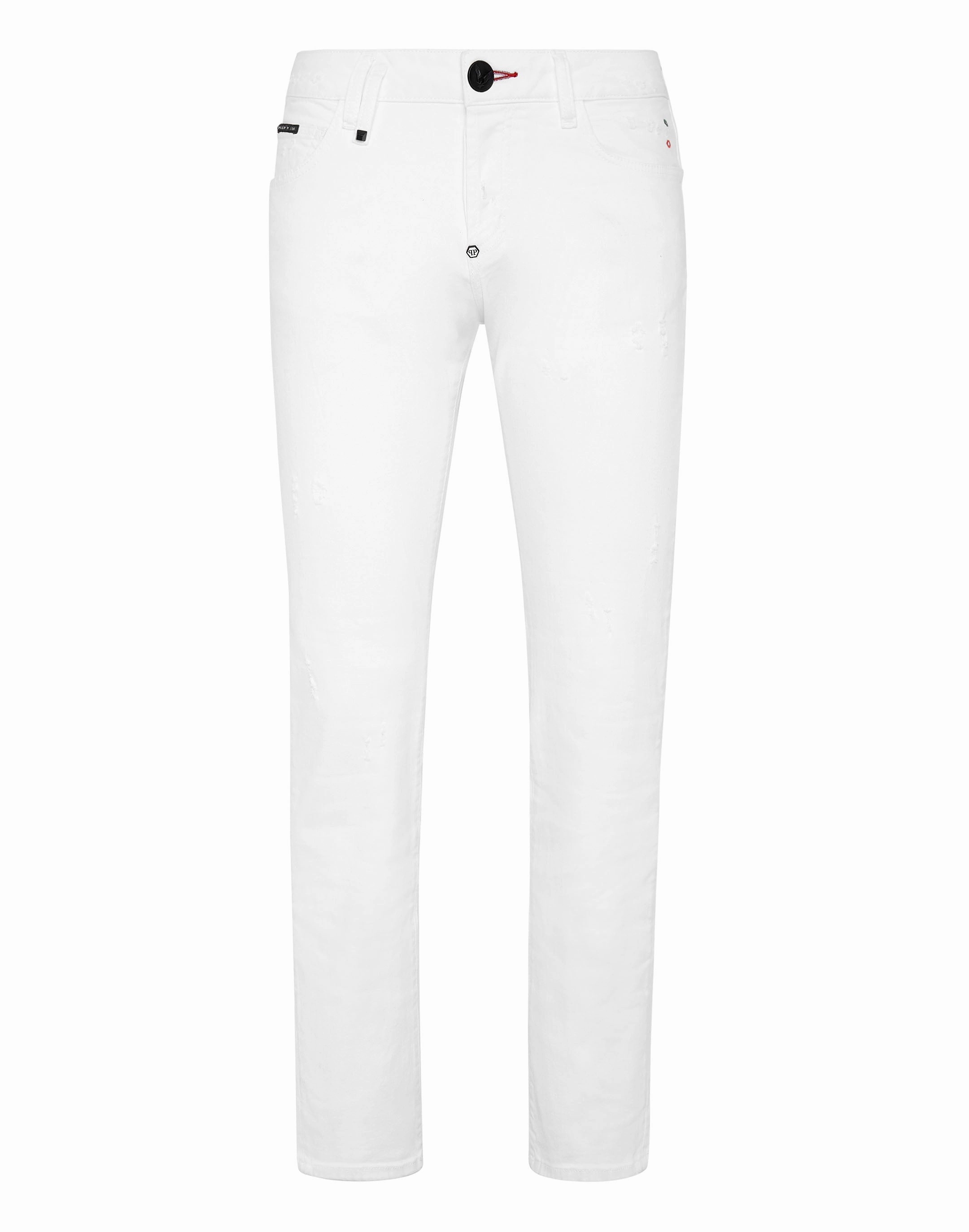 Denim Trousers Straight Cut Supreme Iconic Plein