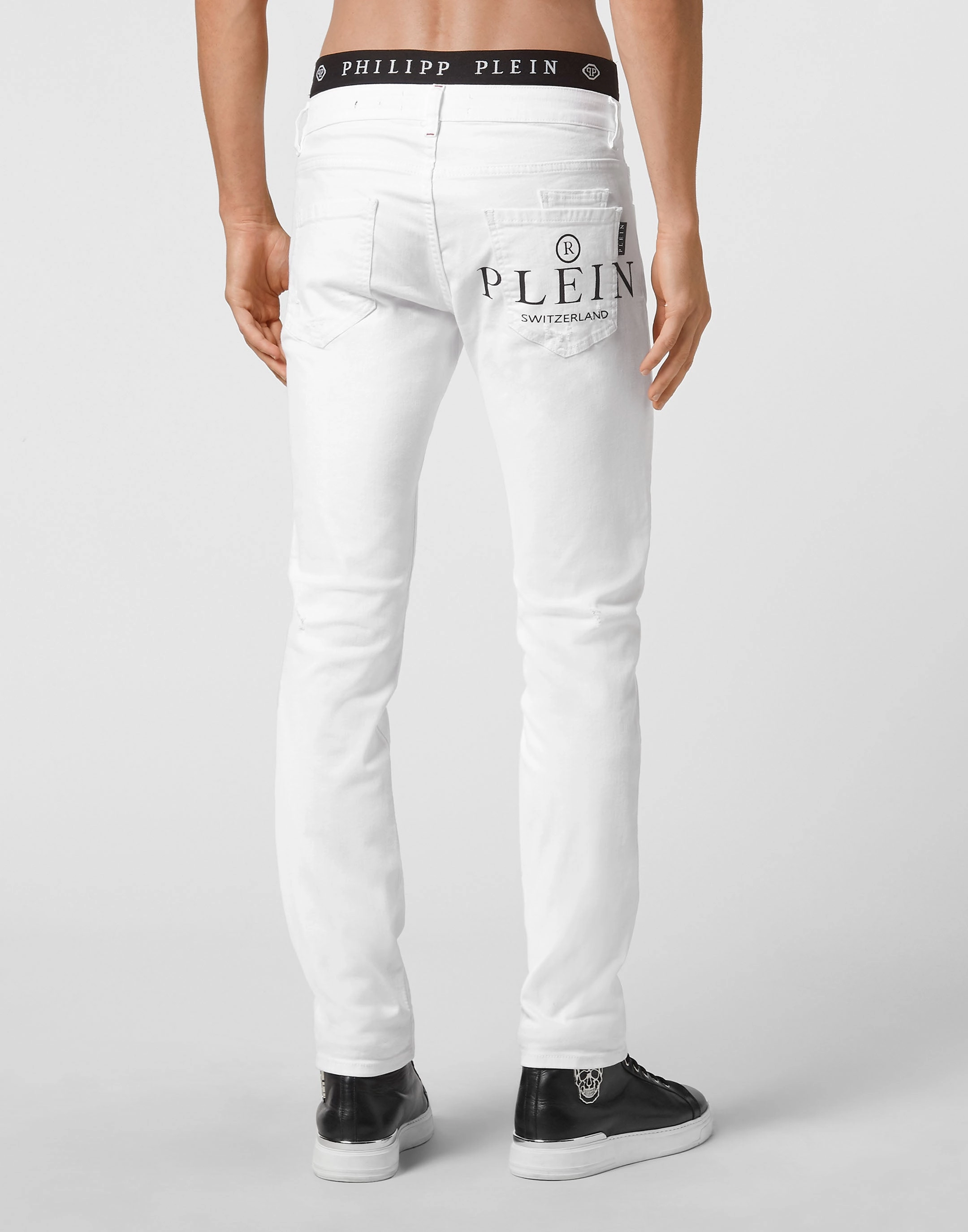 Denim Trousers Straight Cut Supreme Iconic Plein