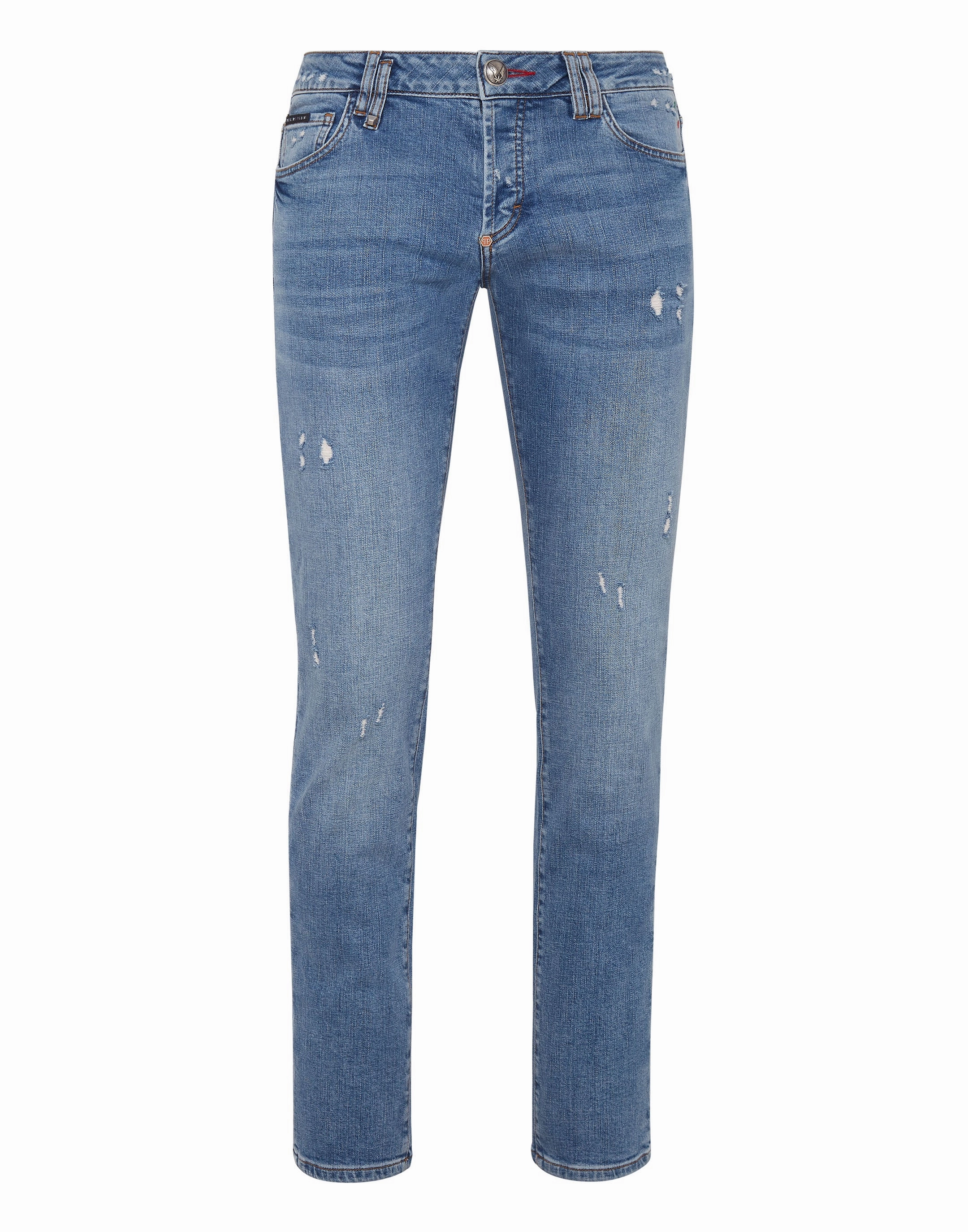 Denim Trousers Straight Cut Supreme Iconic Plein
