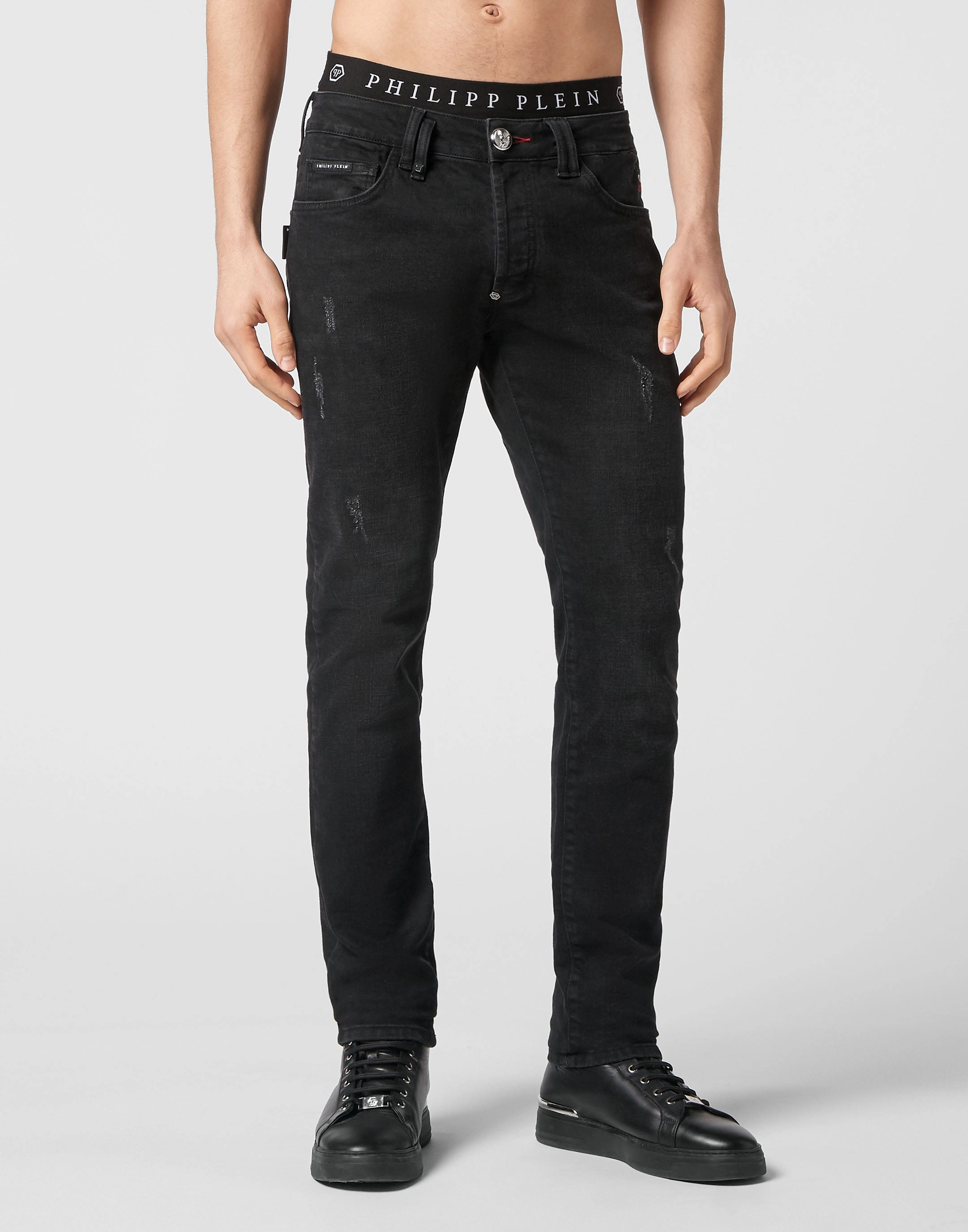 Denim Trousers Super Straight Cut Basic