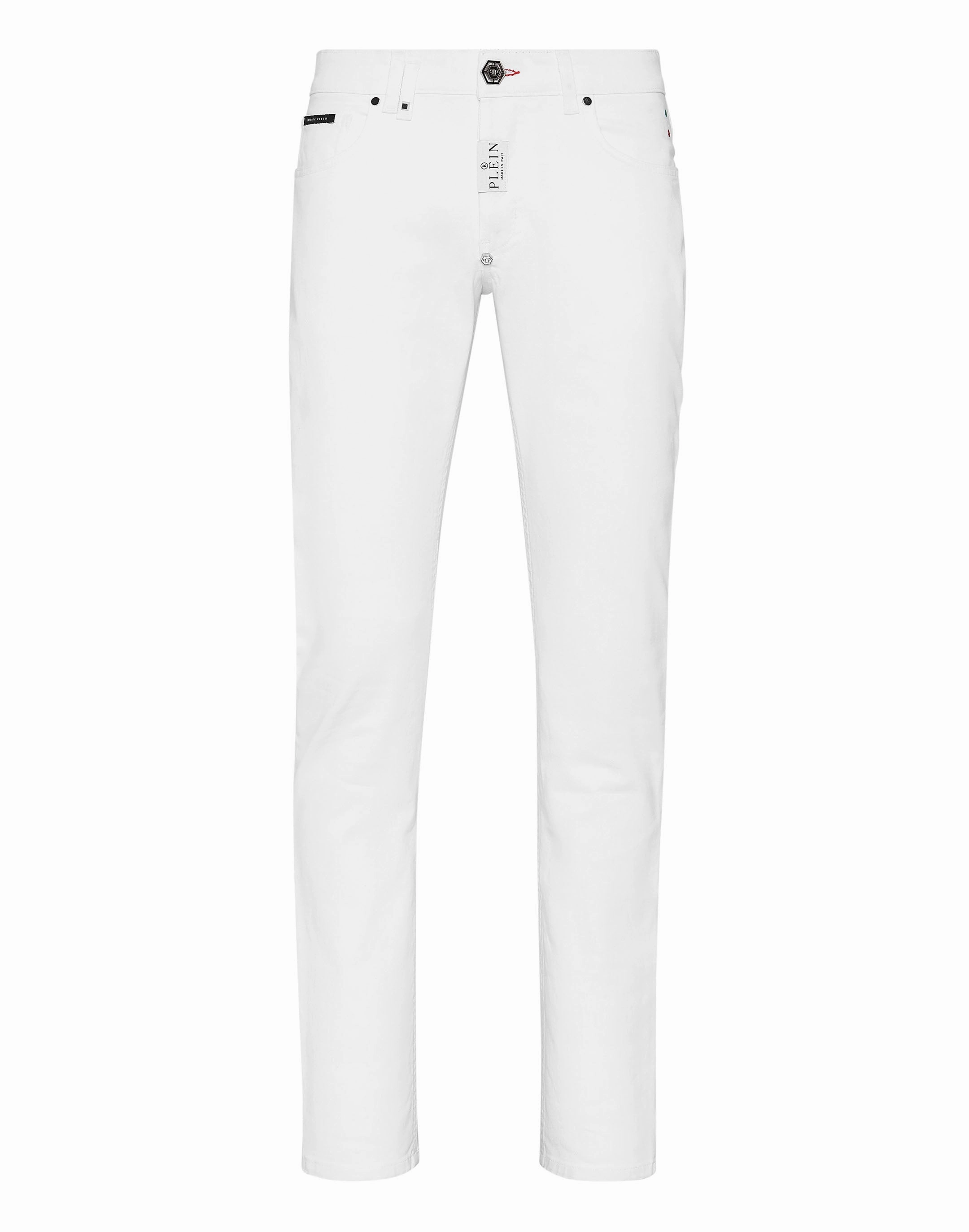 Denim Trousers Super Straight Cut Premium Hexagon