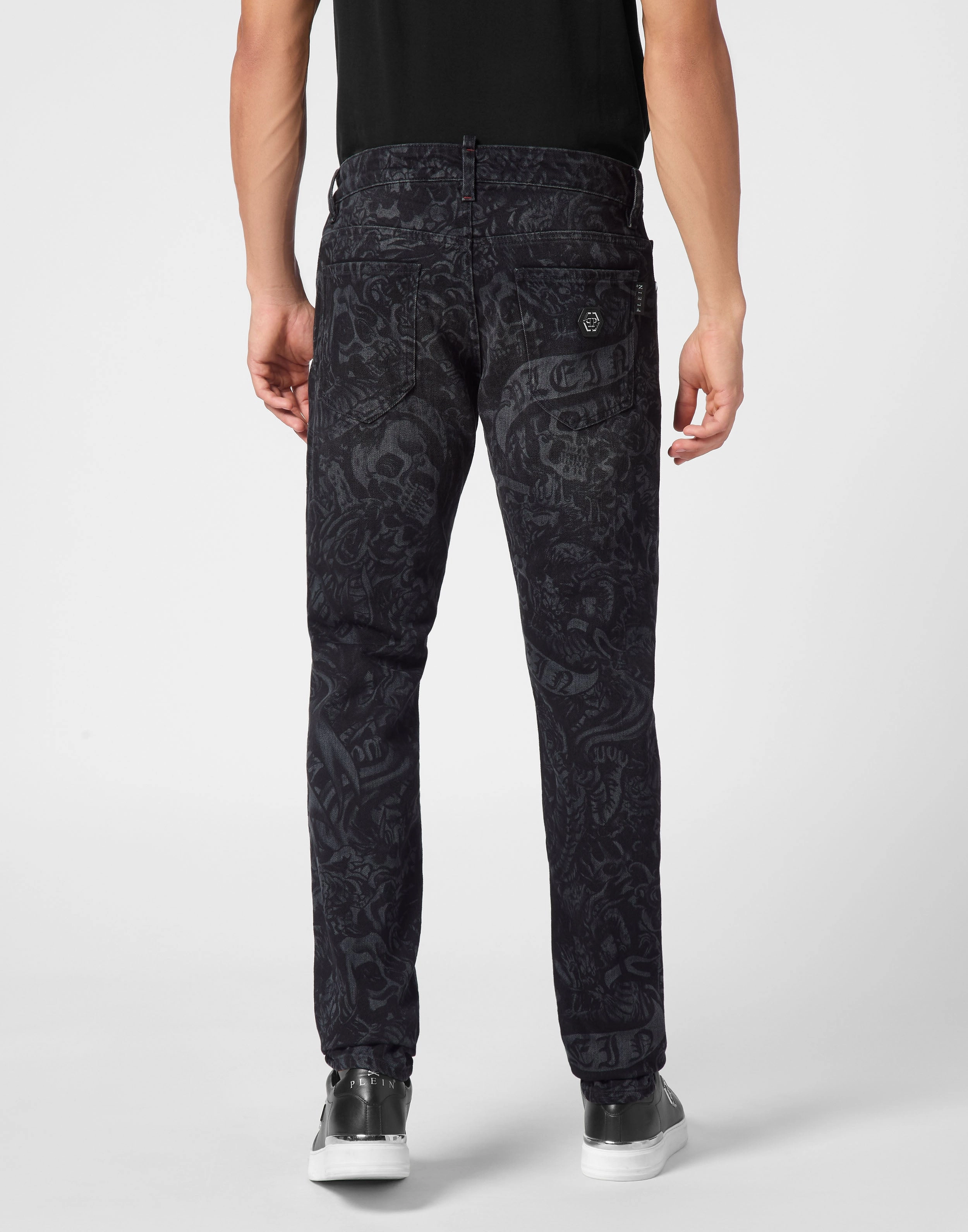 Denim Trousers Super Straight Cut Tattoo