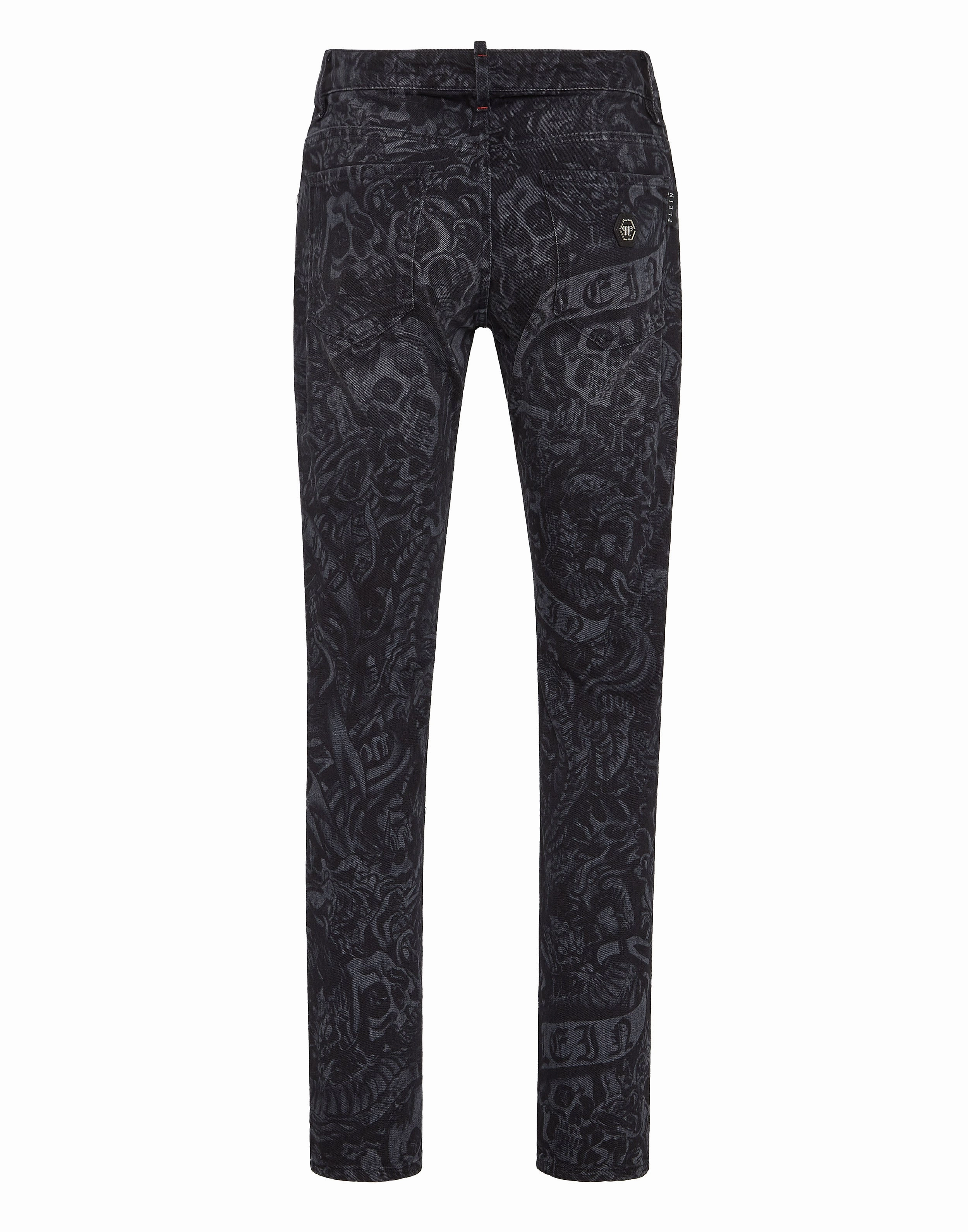 Denim Trousers Super Straight Cut Tattoo