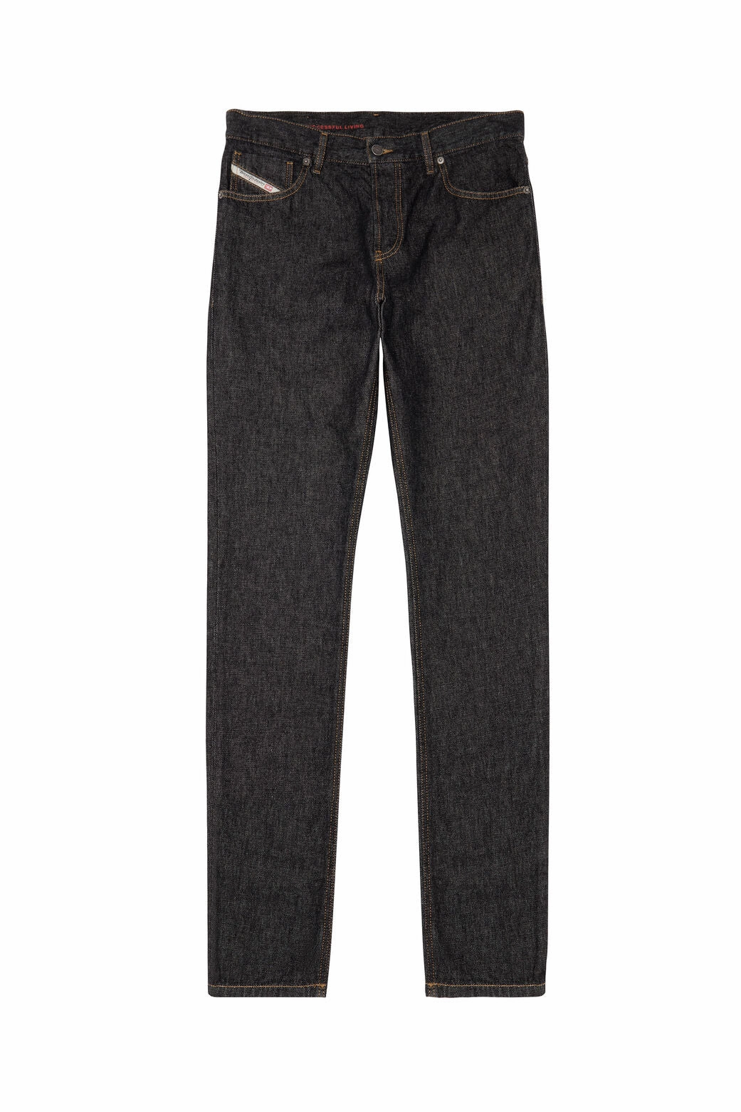 Diesel D-Sark Slim Fit Straight Leg Black Denim Jeans