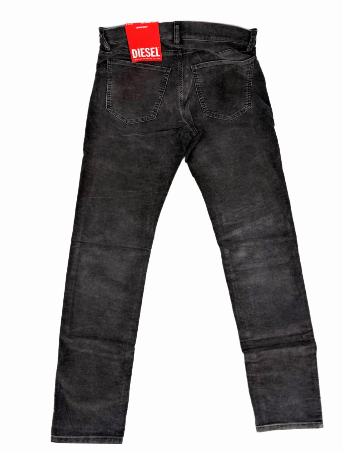 Diesel  D-Strukt Black Slim fit Corduroy Denim/Jeans