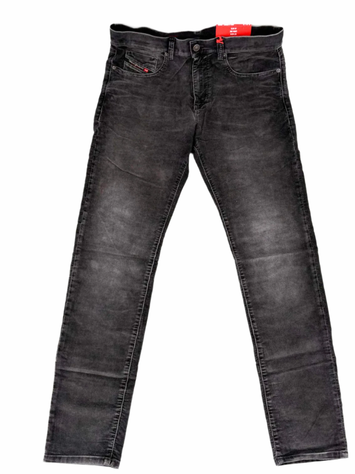 Diesel  D-Strukt Black Slim fit Corduroy Denim/Jeans
