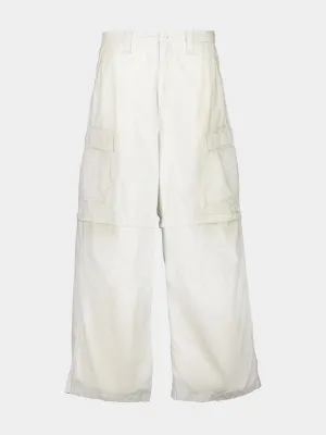 Dirty White Large Cargo Pants Bottoms Mens - cheap mens shorts online