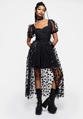 Disenchanted High Low Tulle Gown Dresses Womens - beach dresses cheap