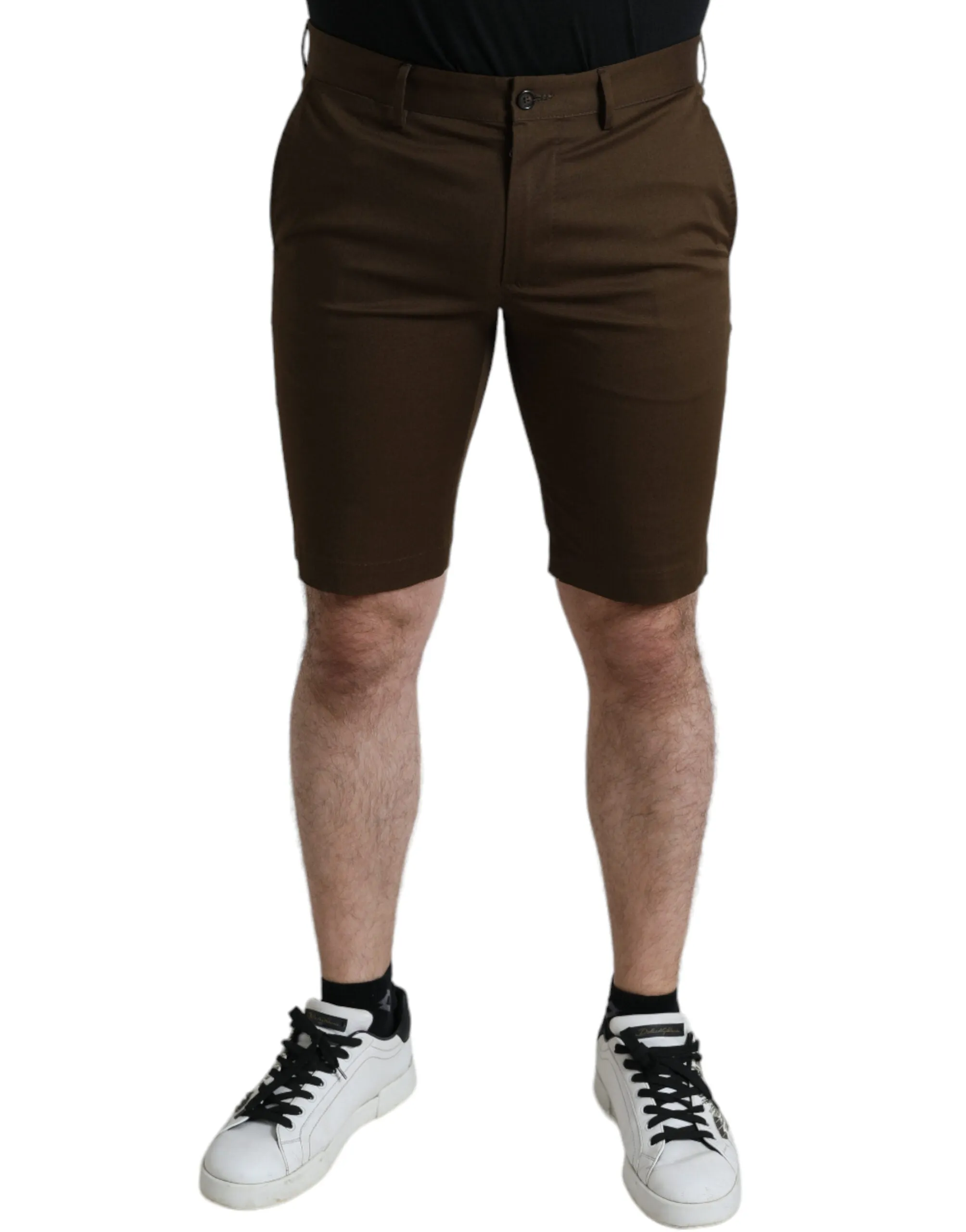 Dolce & Gabbana Chic Bermuda Shorts with Logo Men's Detail