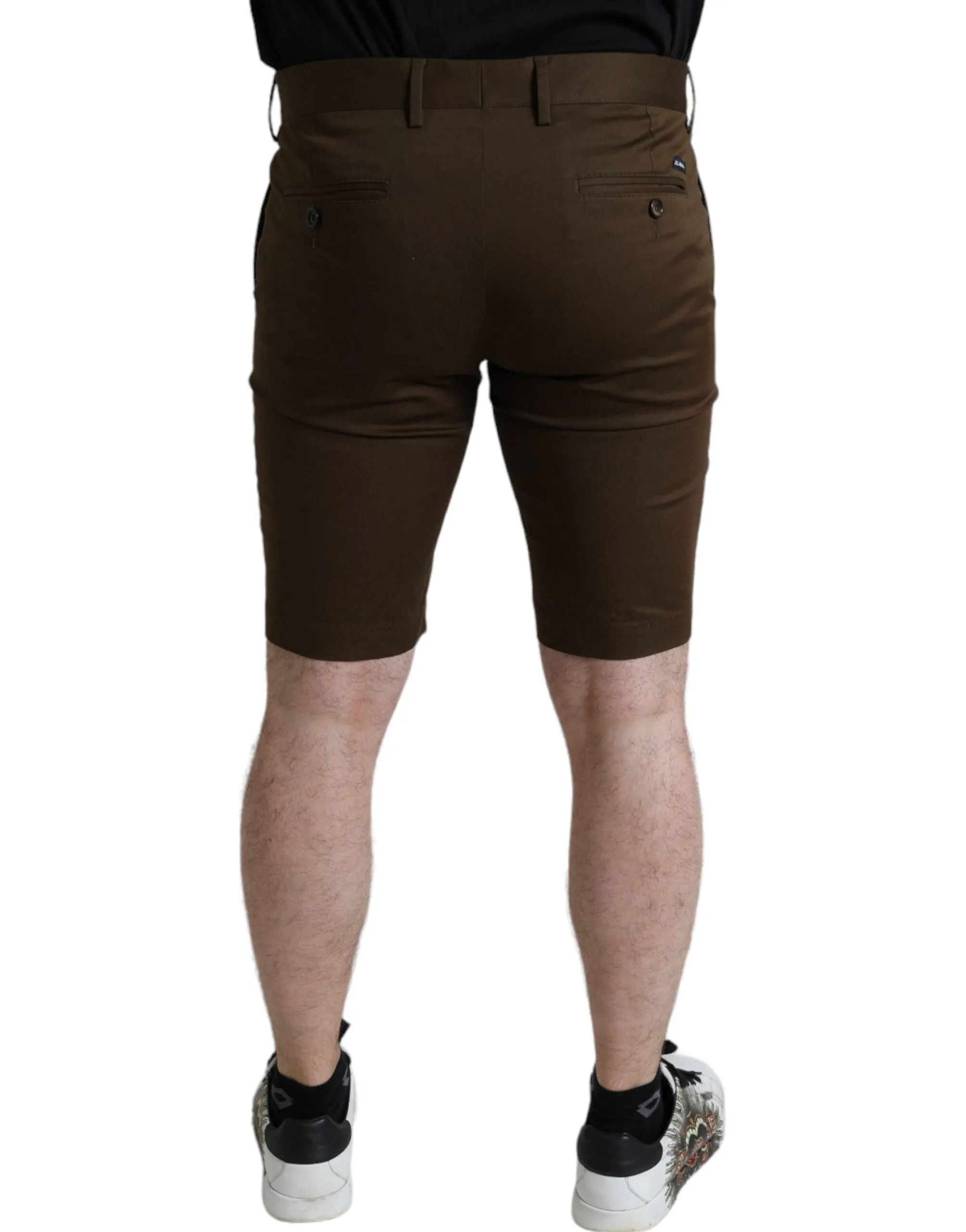 Dolce & Gabbana Chic Bermuda Shorts with Logo Men's Detail