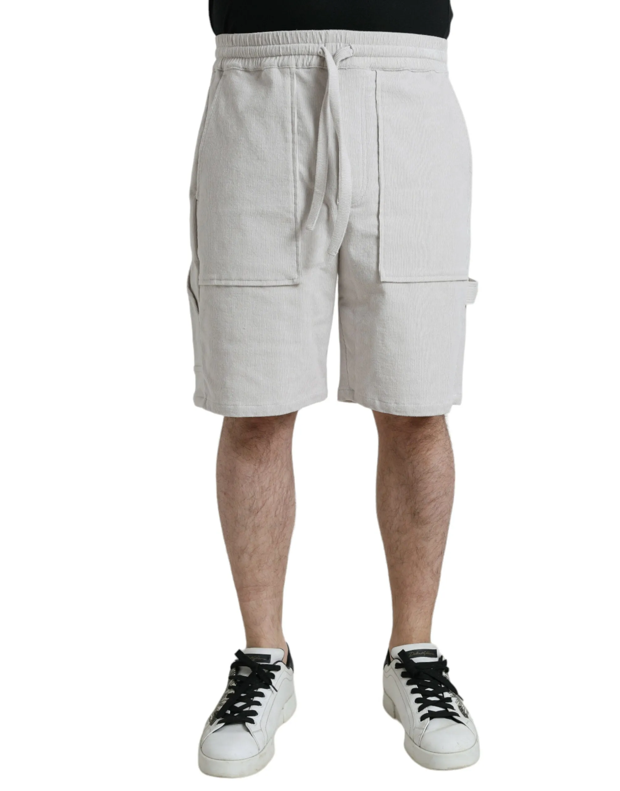 Dolce & Gabbana Cotton Corduroy Men's Bermuda Men's Shorts