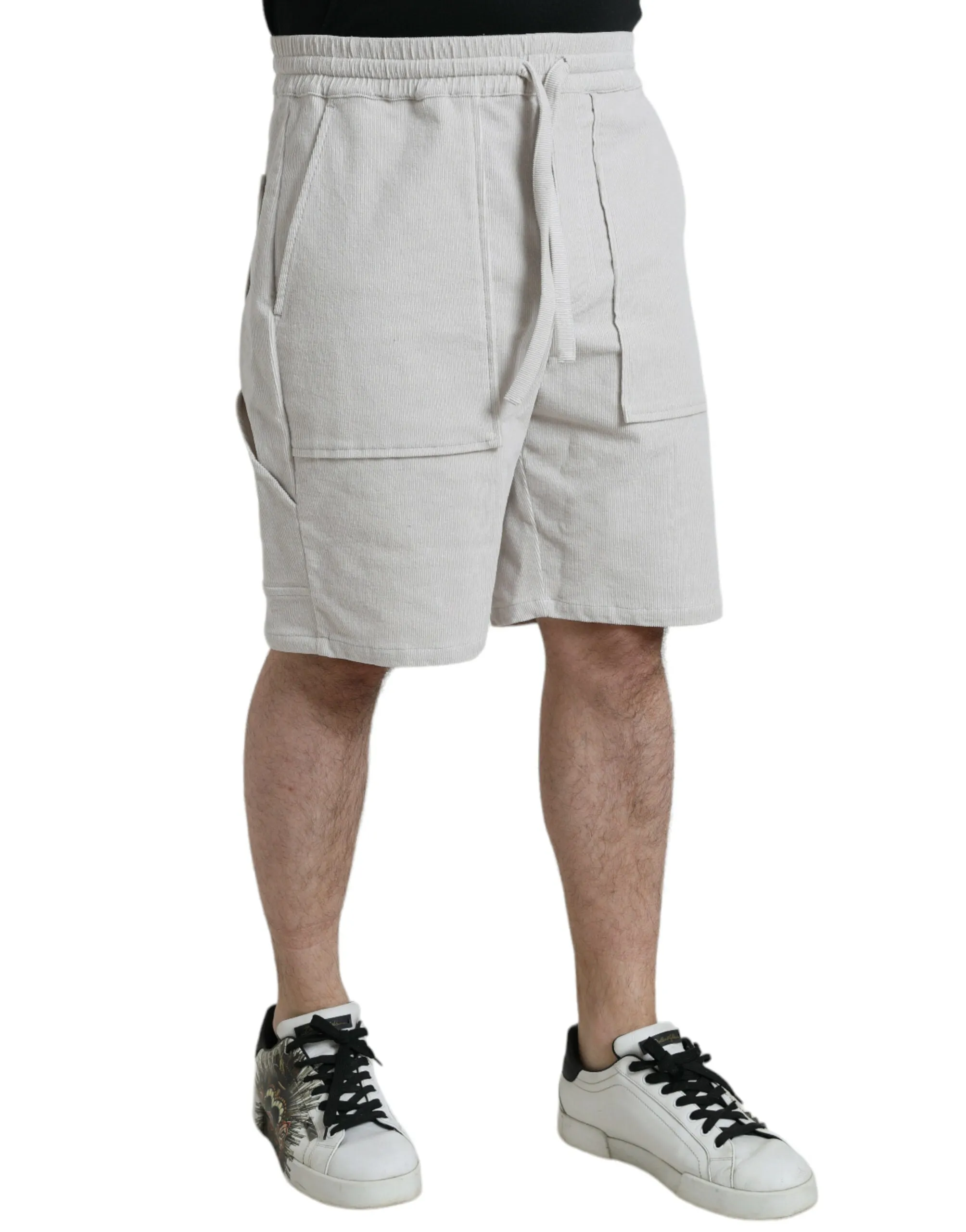 Dolce & Gabbana Cotton Corduroy Men's Bermuda Men's Shorts