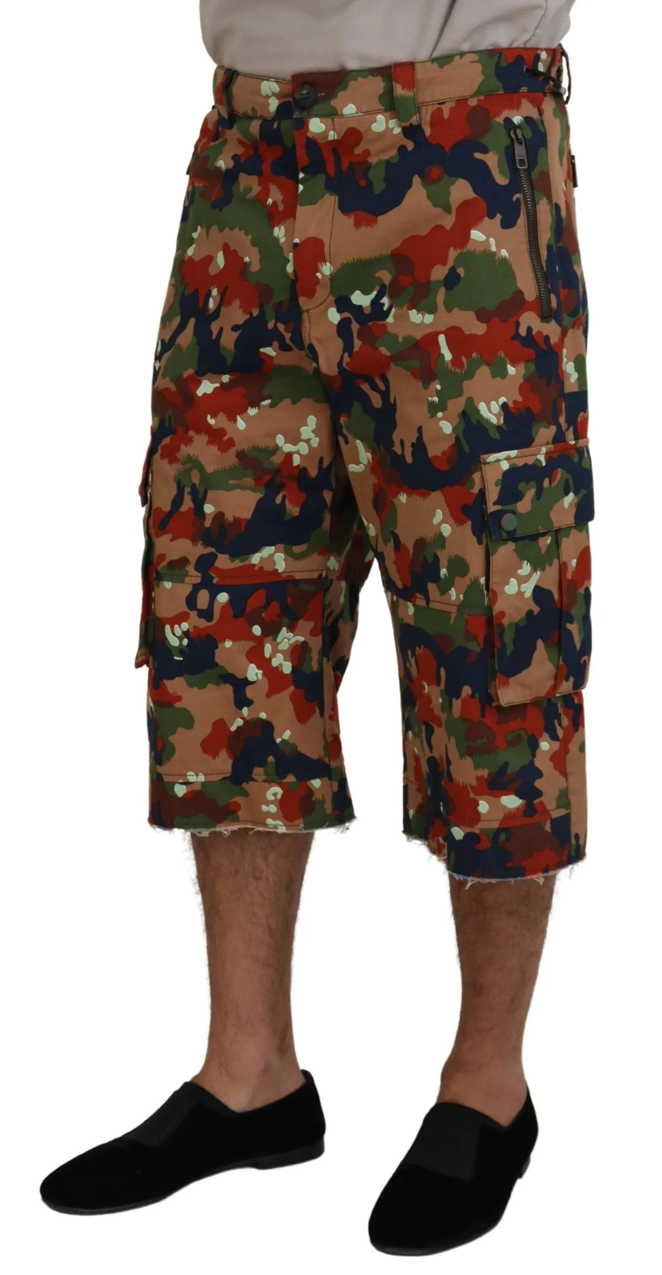 Dolce & Gabbana Italian Designer Cargo Men's Shorts
