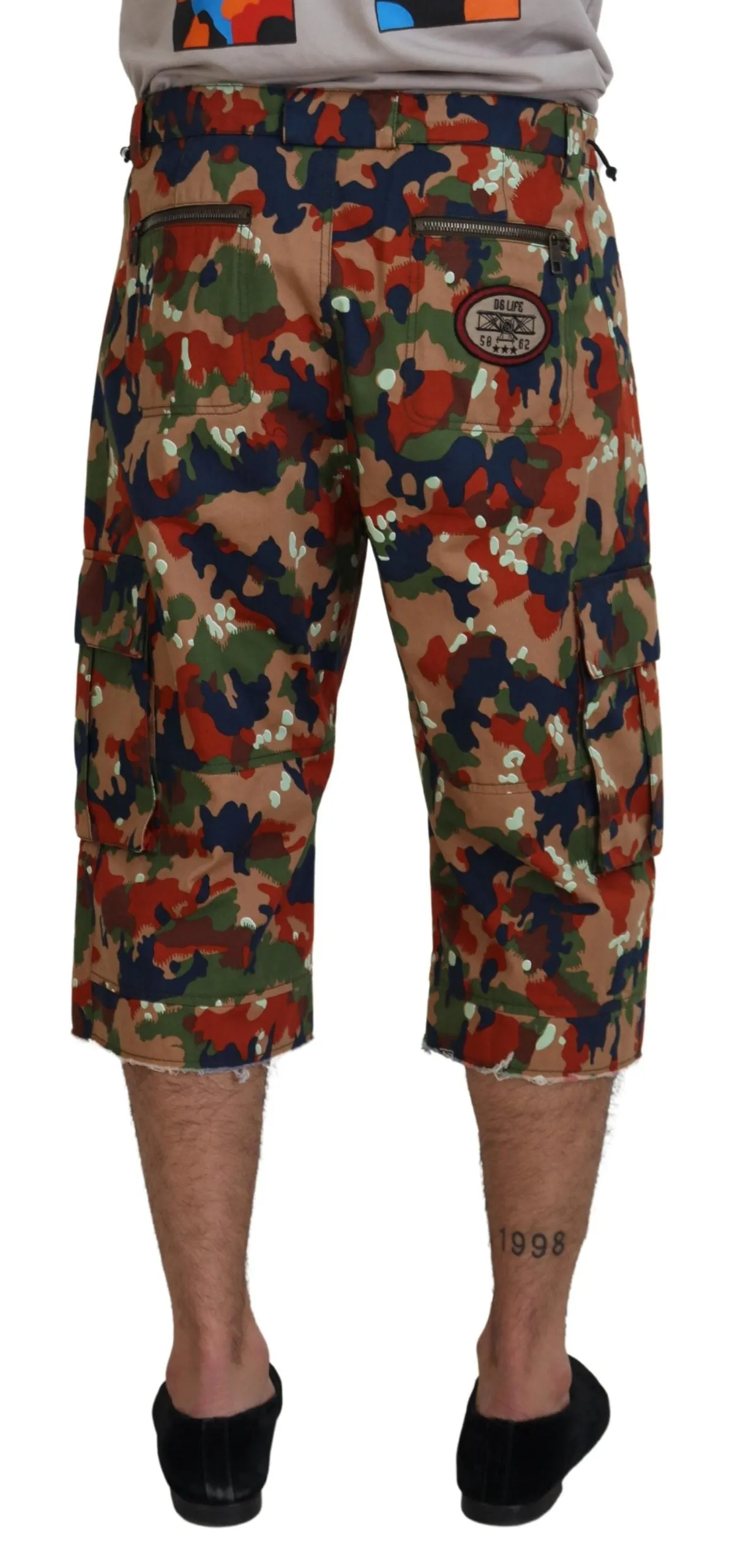 Dolce & Gabbana Italian Designer Cargo Men's Shorts