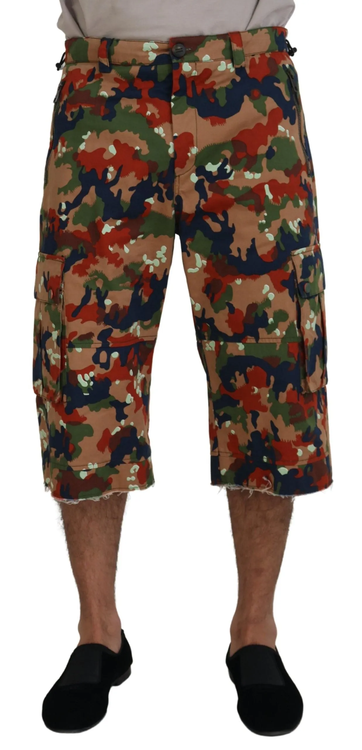 Dolce & Gabbana Italian Designer Cargo Men's Shorts