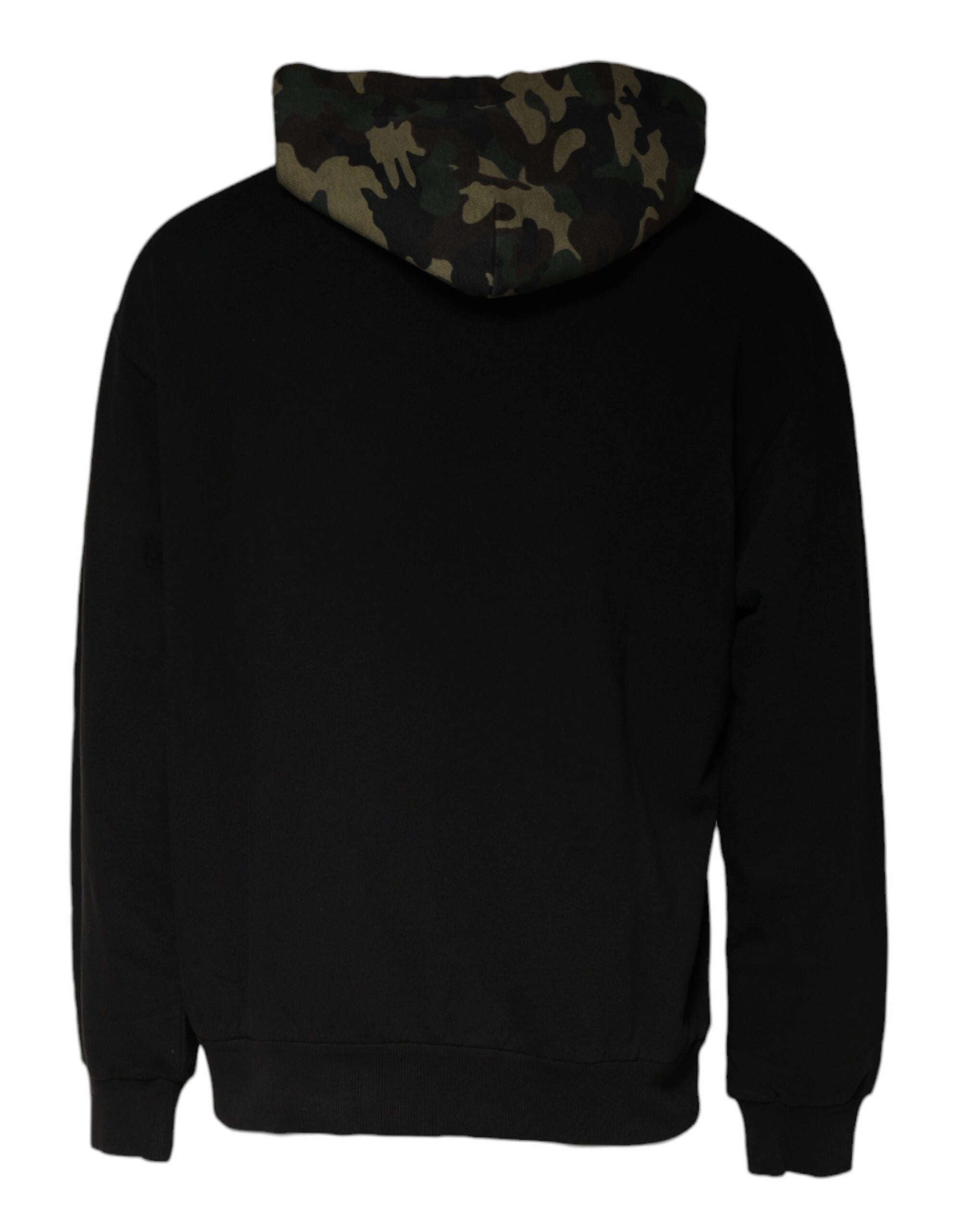 Dolce & Gabbana Camouflage Hooded Sweatshirt Men's Sweater