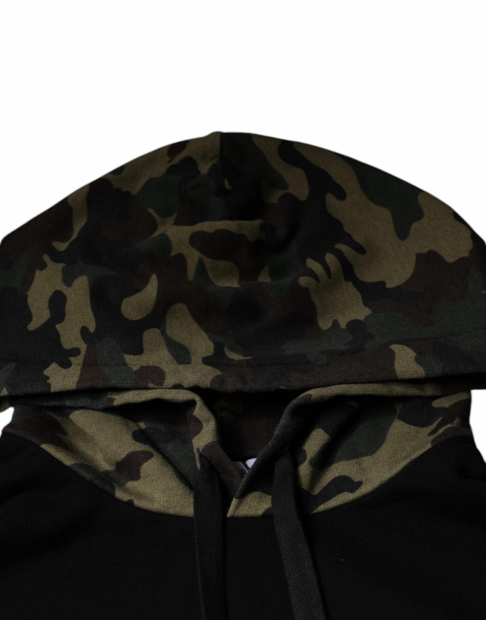 Dolce & Gabbana Camouflage Hooded Sweatshirt Men's Sweater