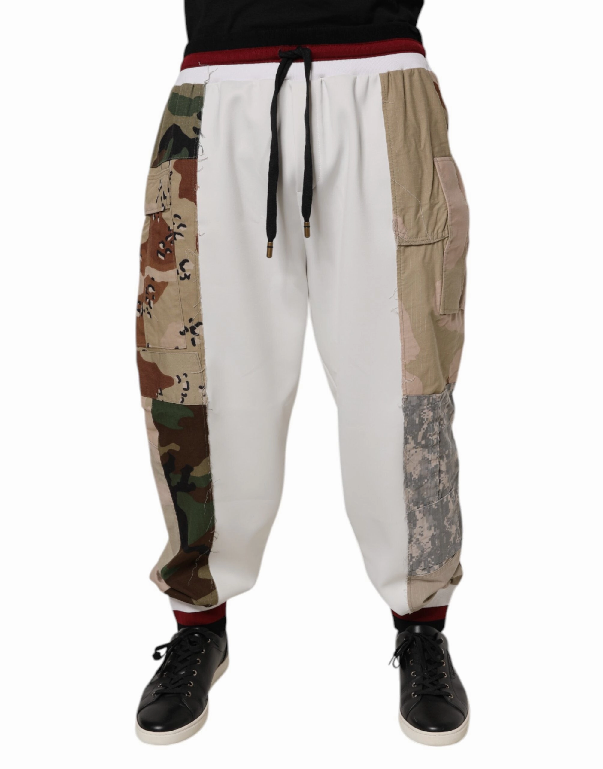 Dolce & Gabbana Camouflage Patchwork SweatMen's Men's Pants (Pre-Owned)