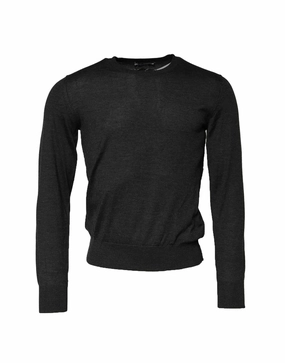 Dolce & Gabbana Cashmere Crew Neck Sweatshirt Men's Sweater (Pre-Owned) knit sweaters cheap