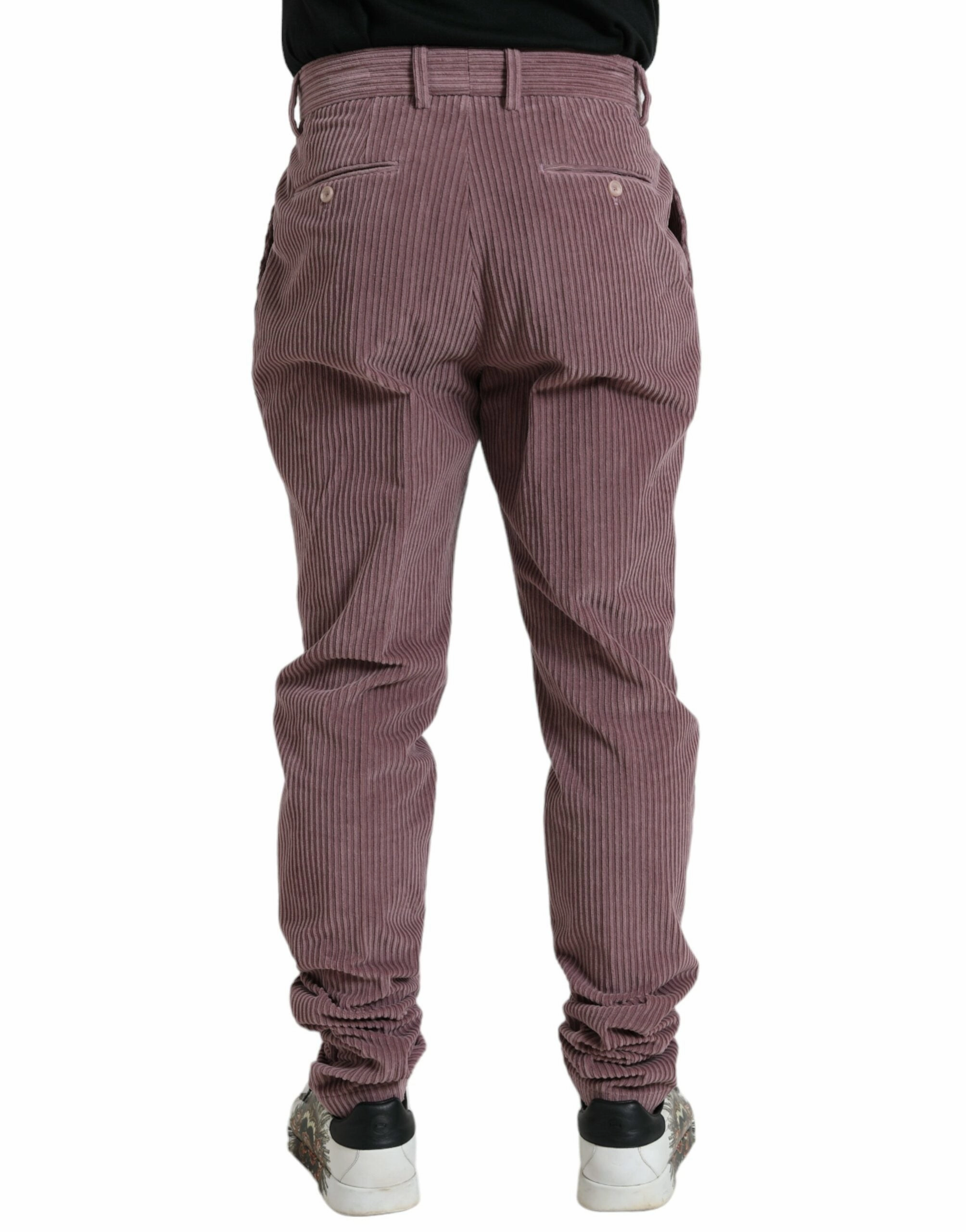 Dolce & Gabbana Corduroy Cotton Stretch Skinny Men's Pants