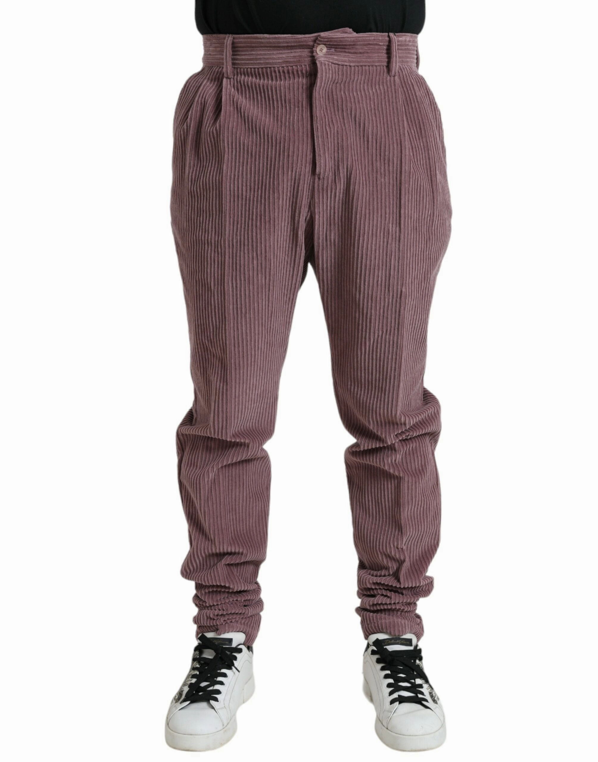 Dolce & Gabbana Corduroy Cotton Stretch Skinny Men's Pants
