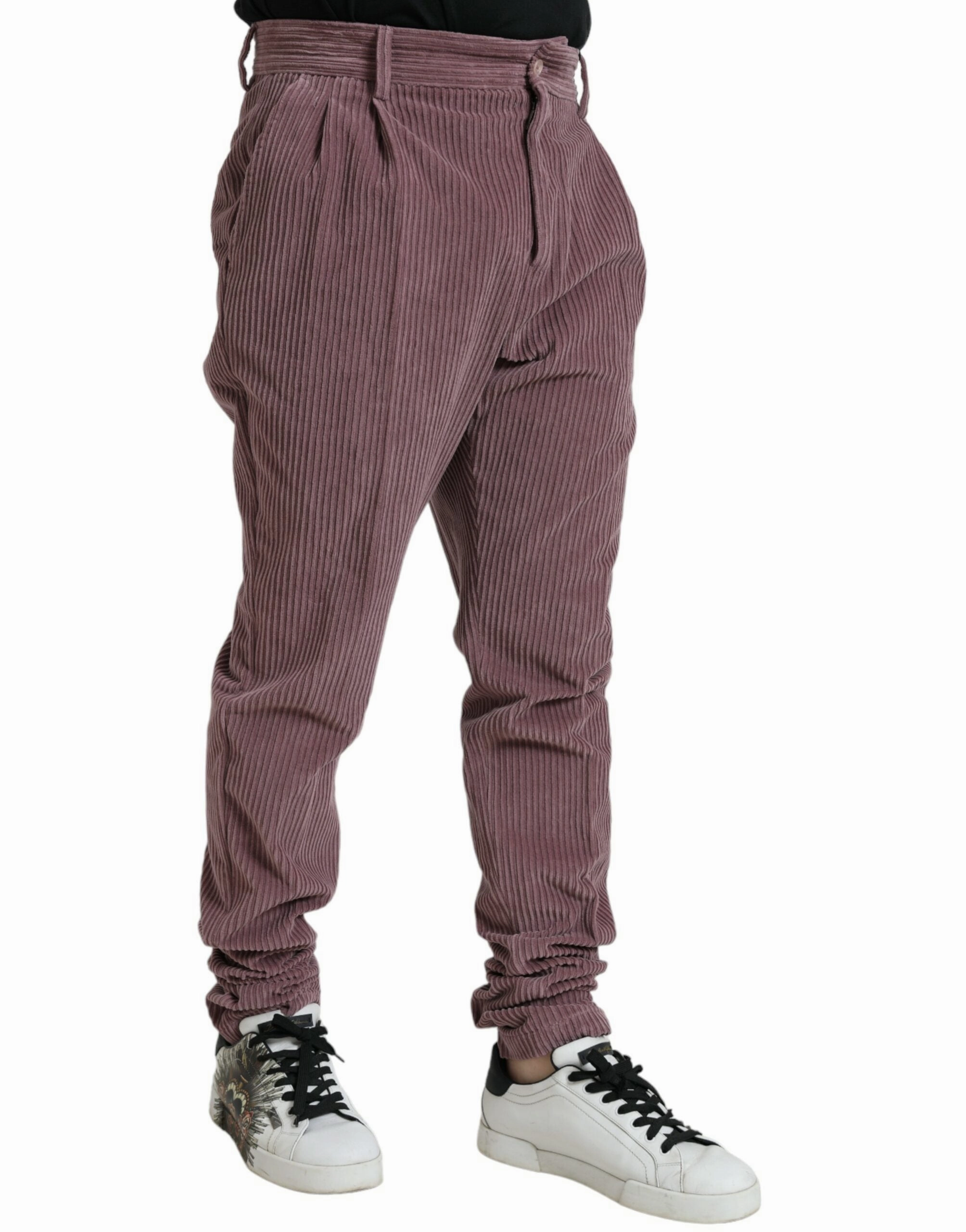 Dolce & Gabbana Corduroy Cotton Stretch Skinny Men's Pants