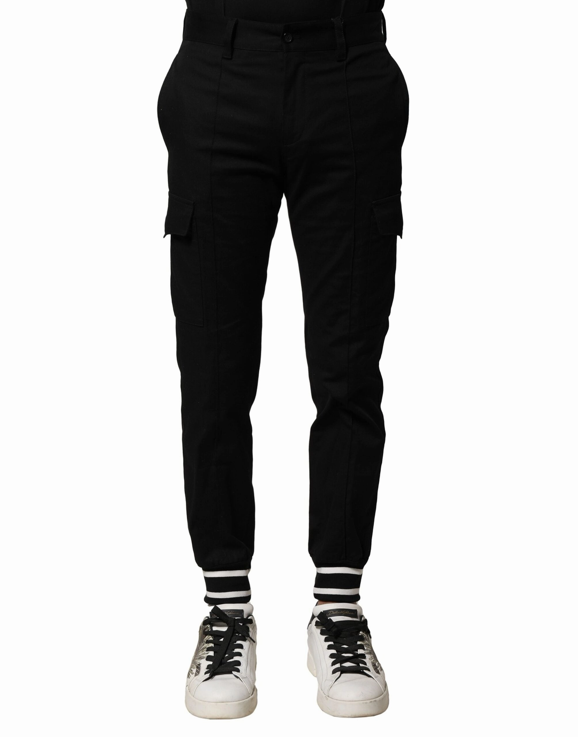 Dolce & Gabbana Cotton Cargo Joggers Men Men's Pants