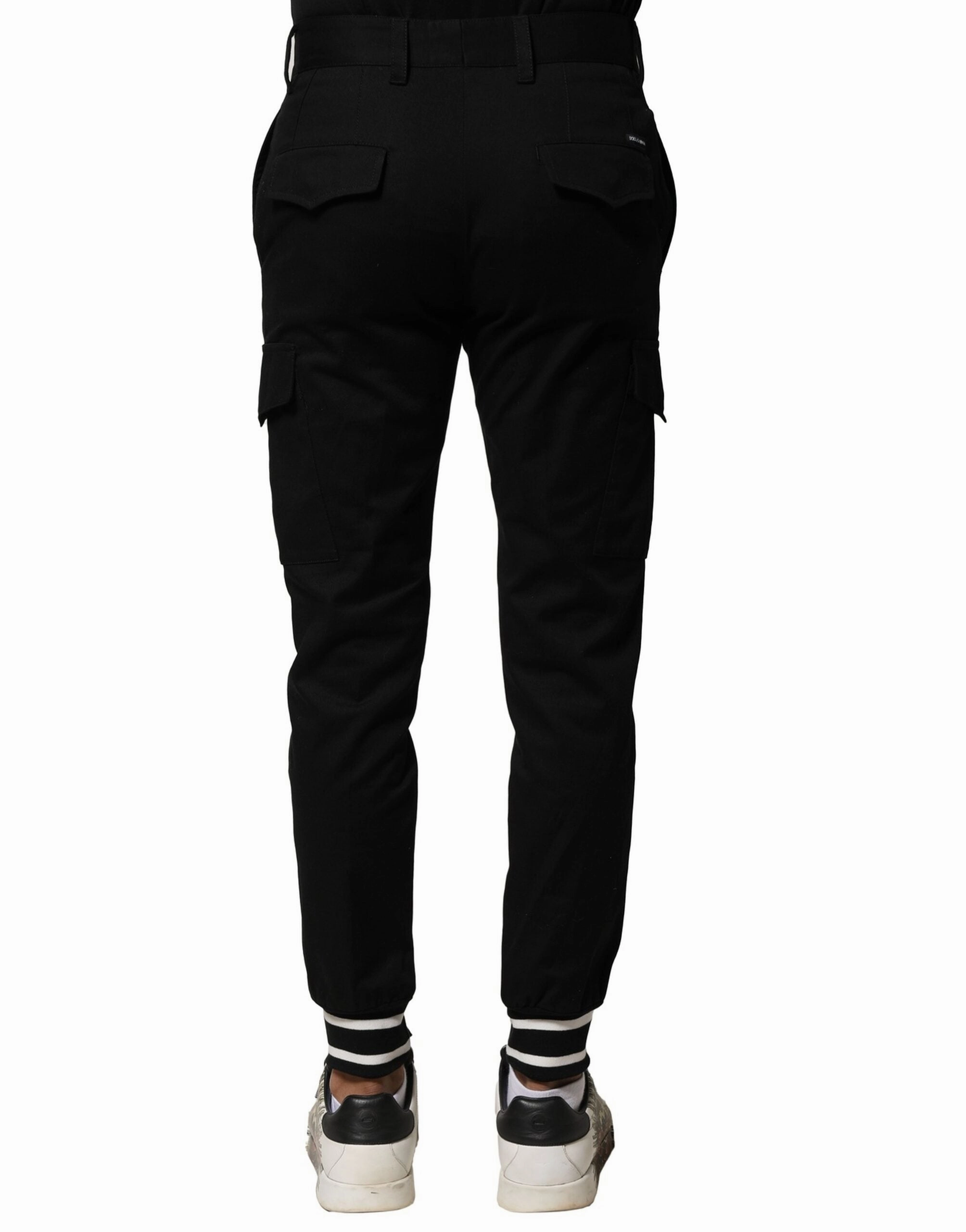 Dolce & Gabbana Cotton Cargo Joggers Men Men's Pants