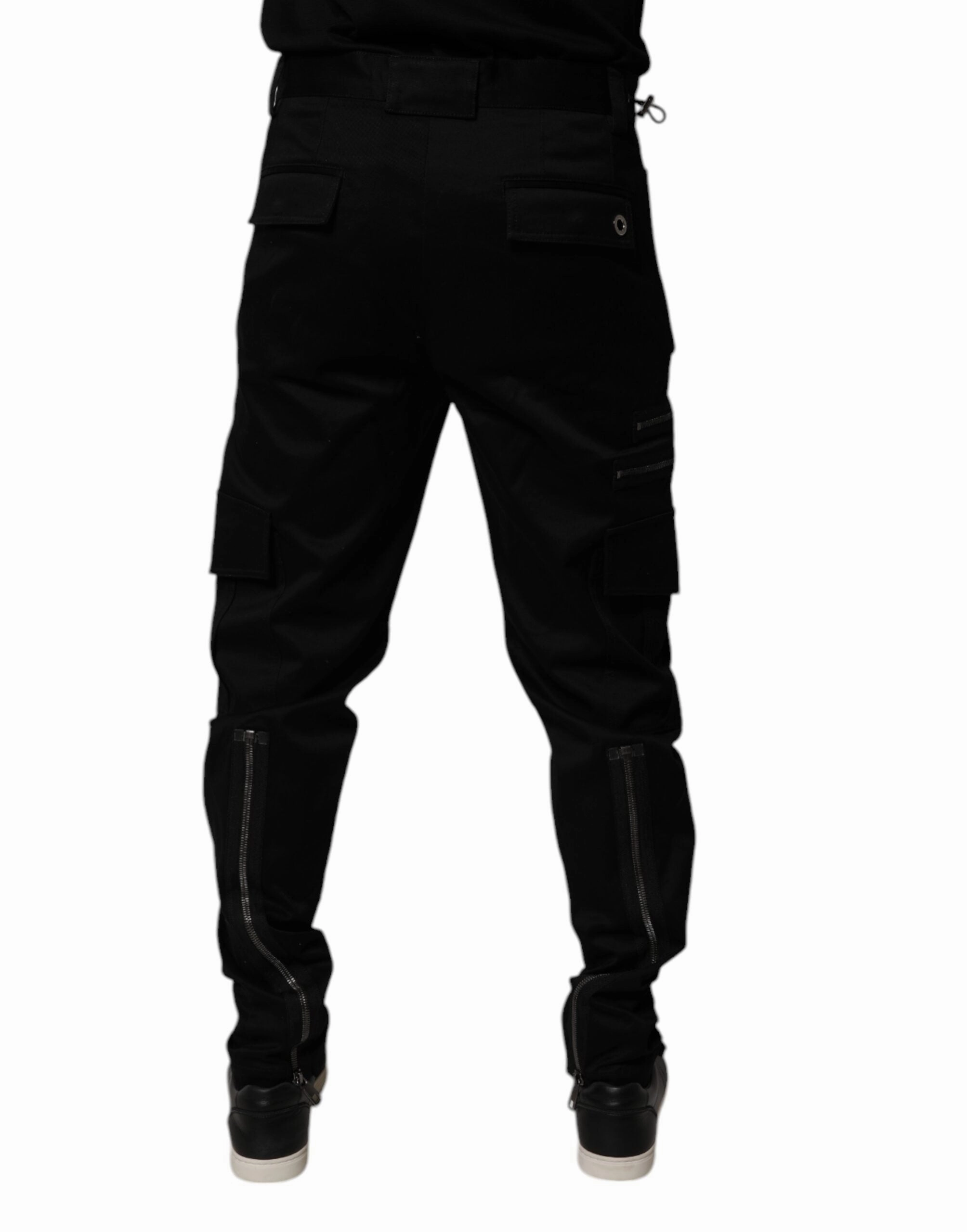 Dolce & Gabbana Cotton Cargo Tape Men's Pants