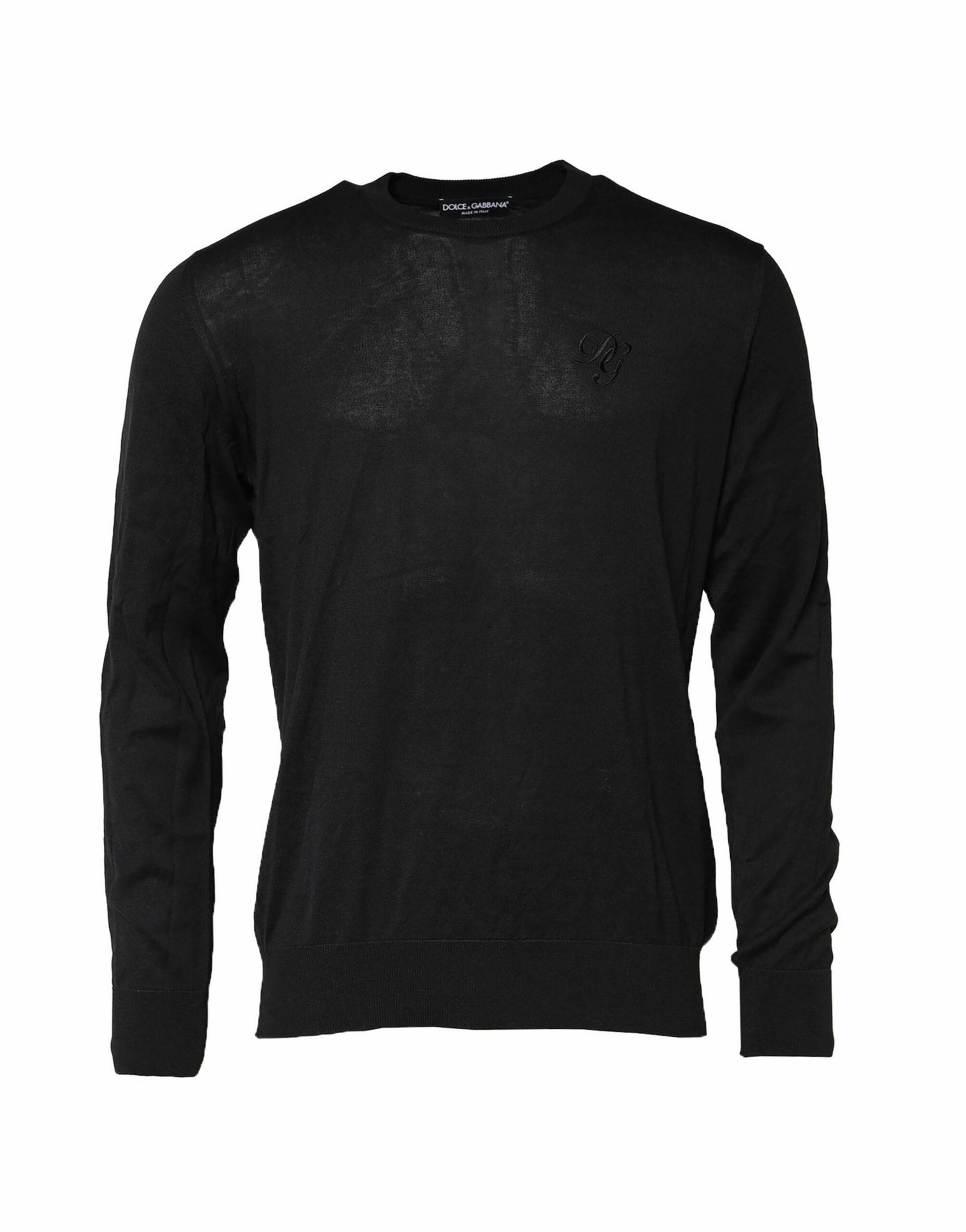 Dolce & Gabbana Cotton DG Logo Men Sweatshirt Men's Sweater (Pre-Owned)