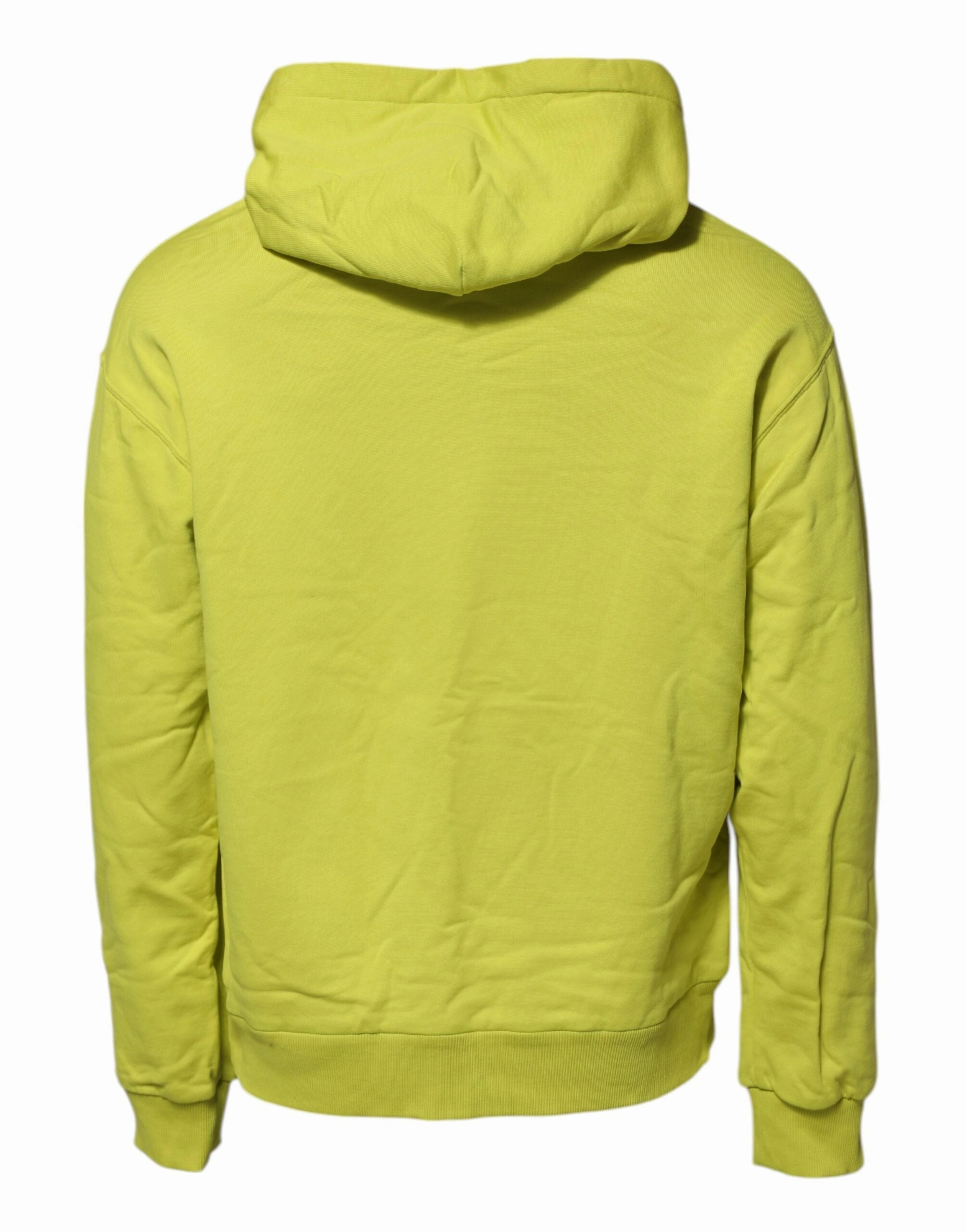 Dolce & Gabbana Cotton Hooded Logo Sweatshirt Men's Sweater