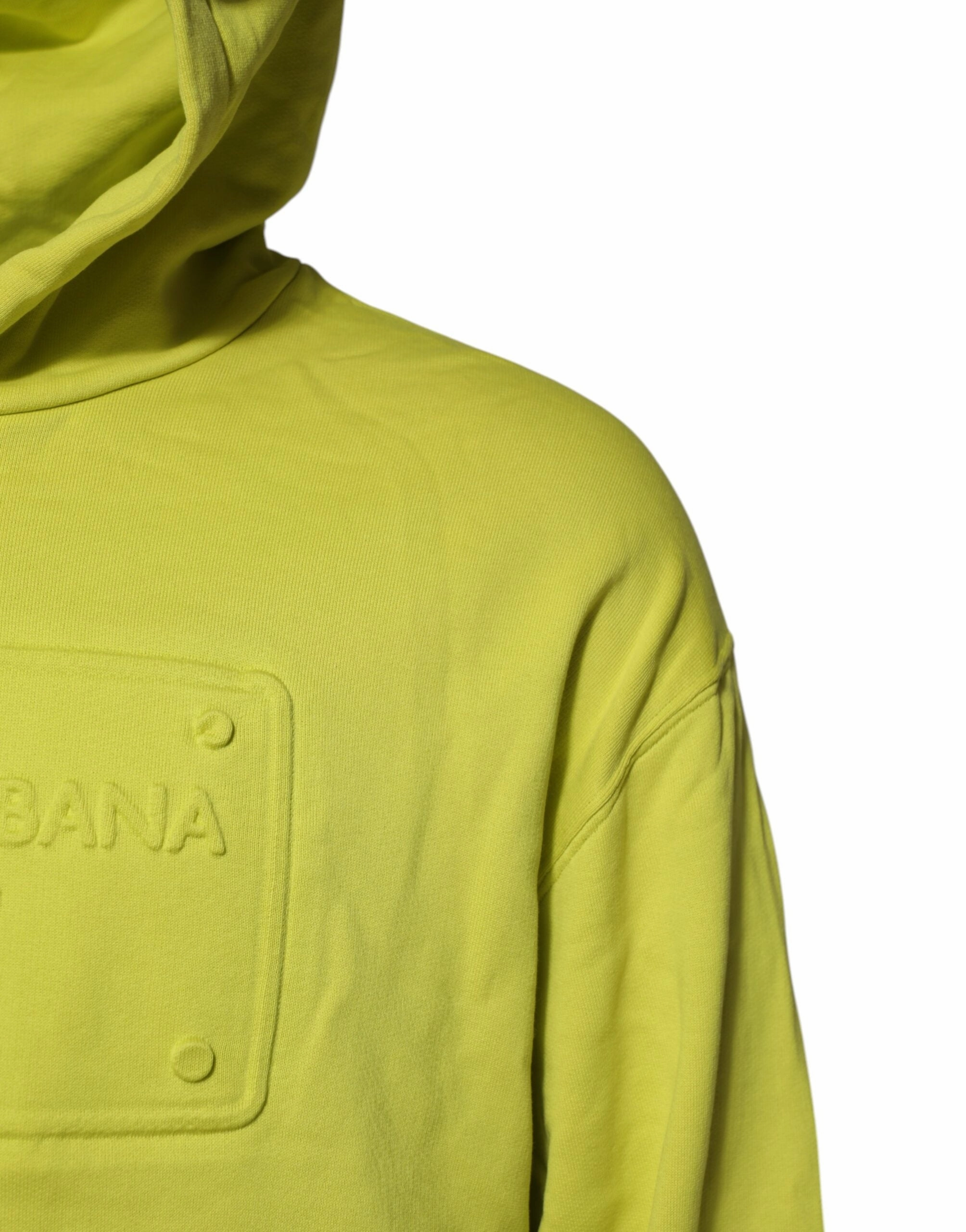 Dolce & Gabbana Cotton Hooded Logo Sweatshirt Men's Sweater