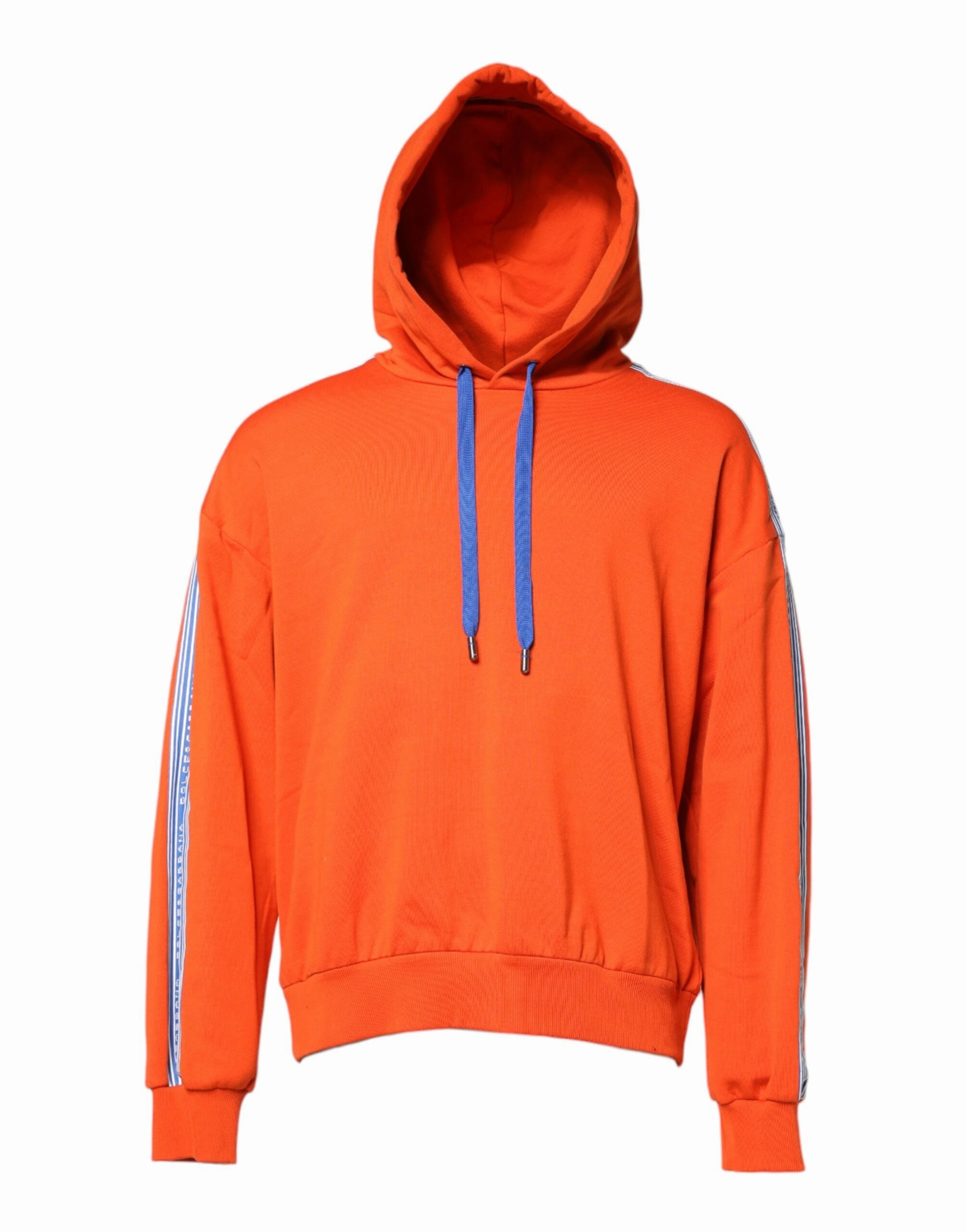 Dolce & Gabbana Cotton Hooded Men Sweatshirt Men's Sweater (Pre-Owned) knit sweaters cheap