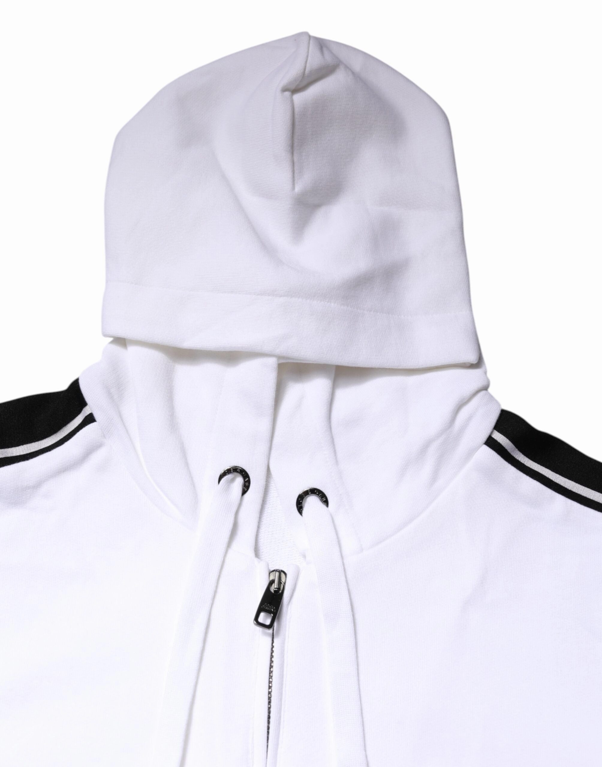 Dolce & Gabbana Cotton Logo Hooded Sweatshirt Men's Sweater (Pre-Owned)