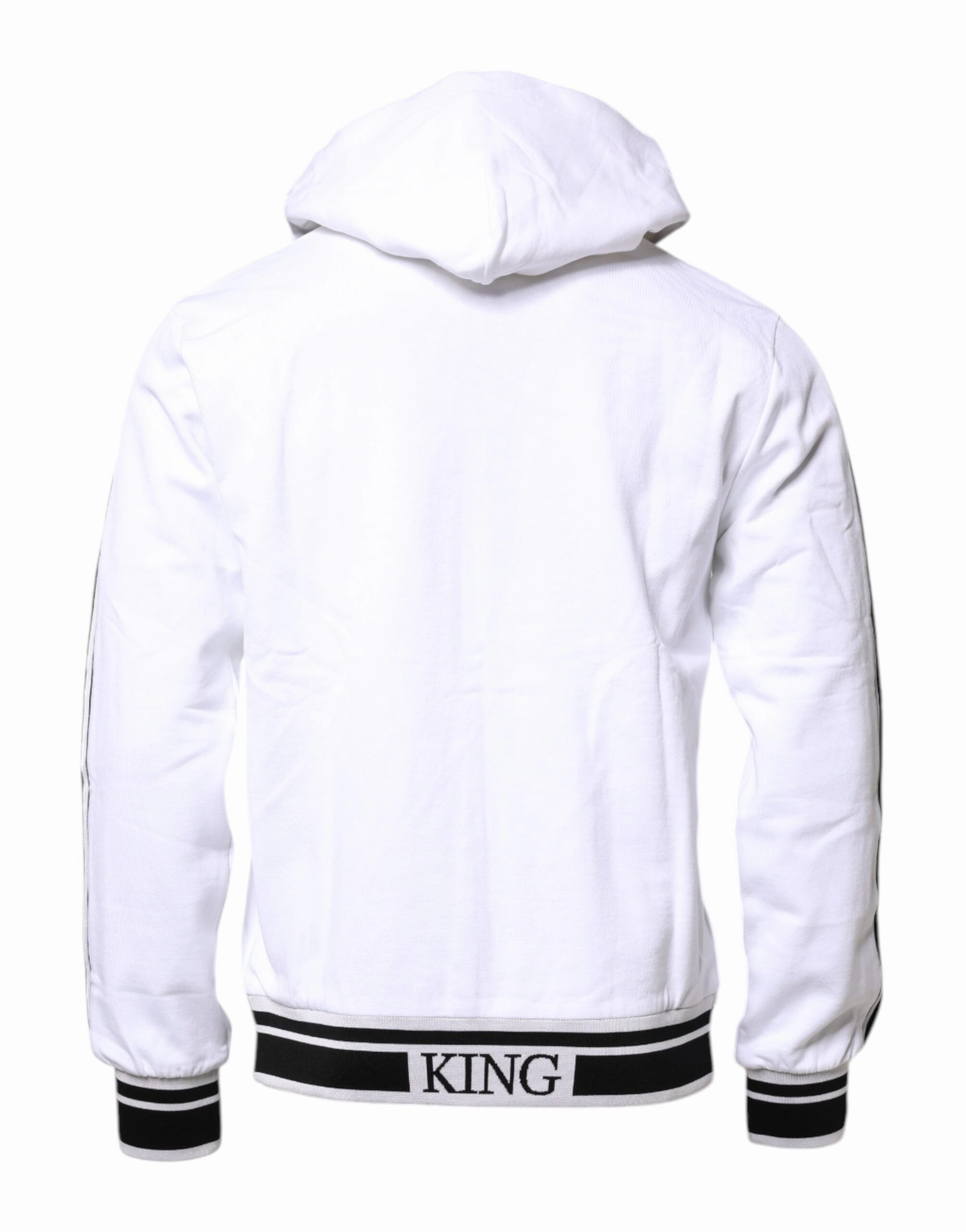 Dolce & Gabbana Cotton Logo Hooded Sweatshirt Men's Sweater (Pre-Owned)