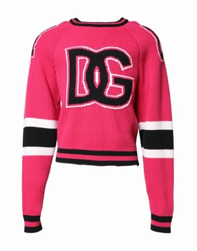 Dolce & Gabbana Cotton Logo Print Knit Pullover Men's Sweater knit sweaters cheap