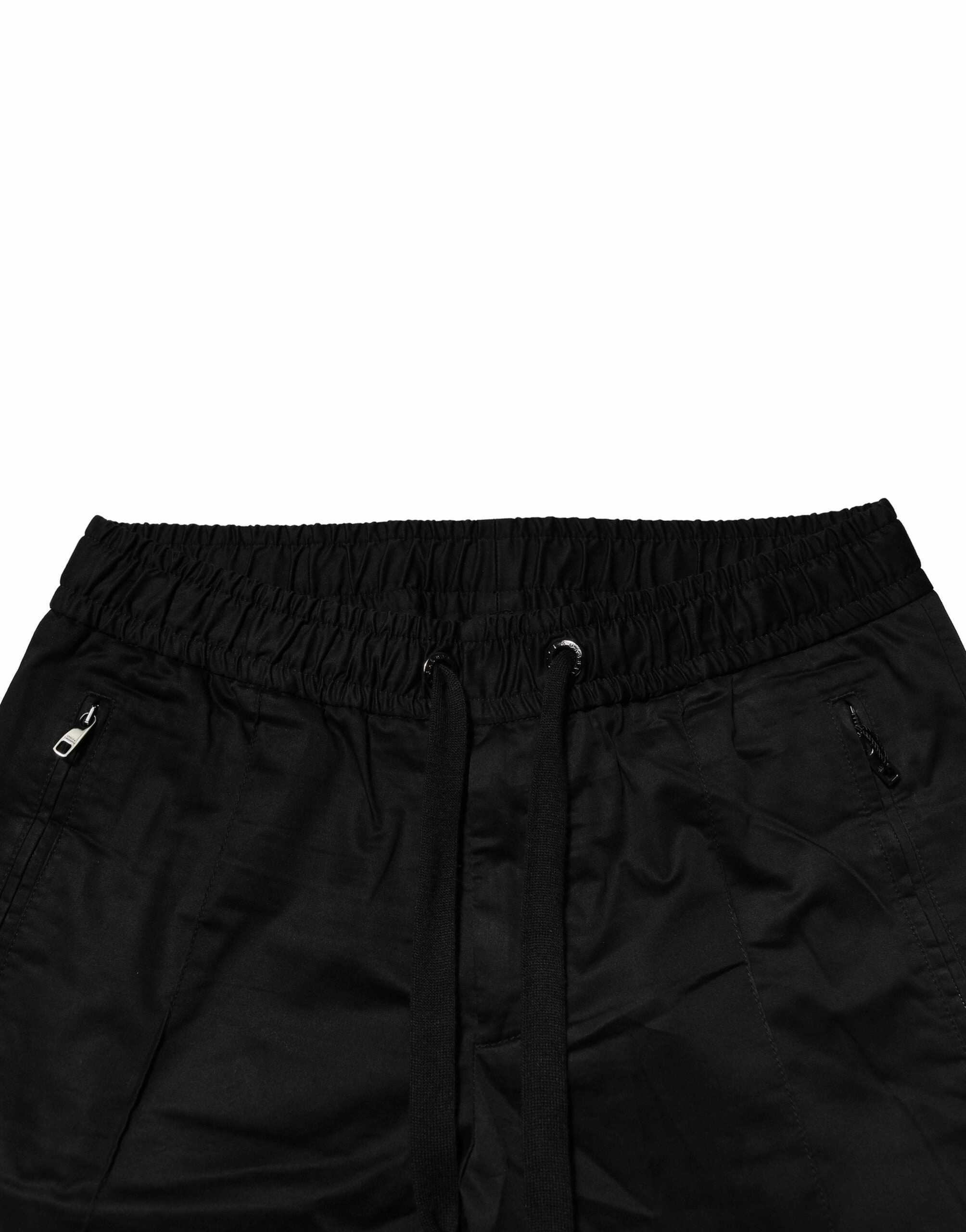 Dolce & Gabbana Cotton Mid Waist Jogger Men's Pants (Pre-Owned)