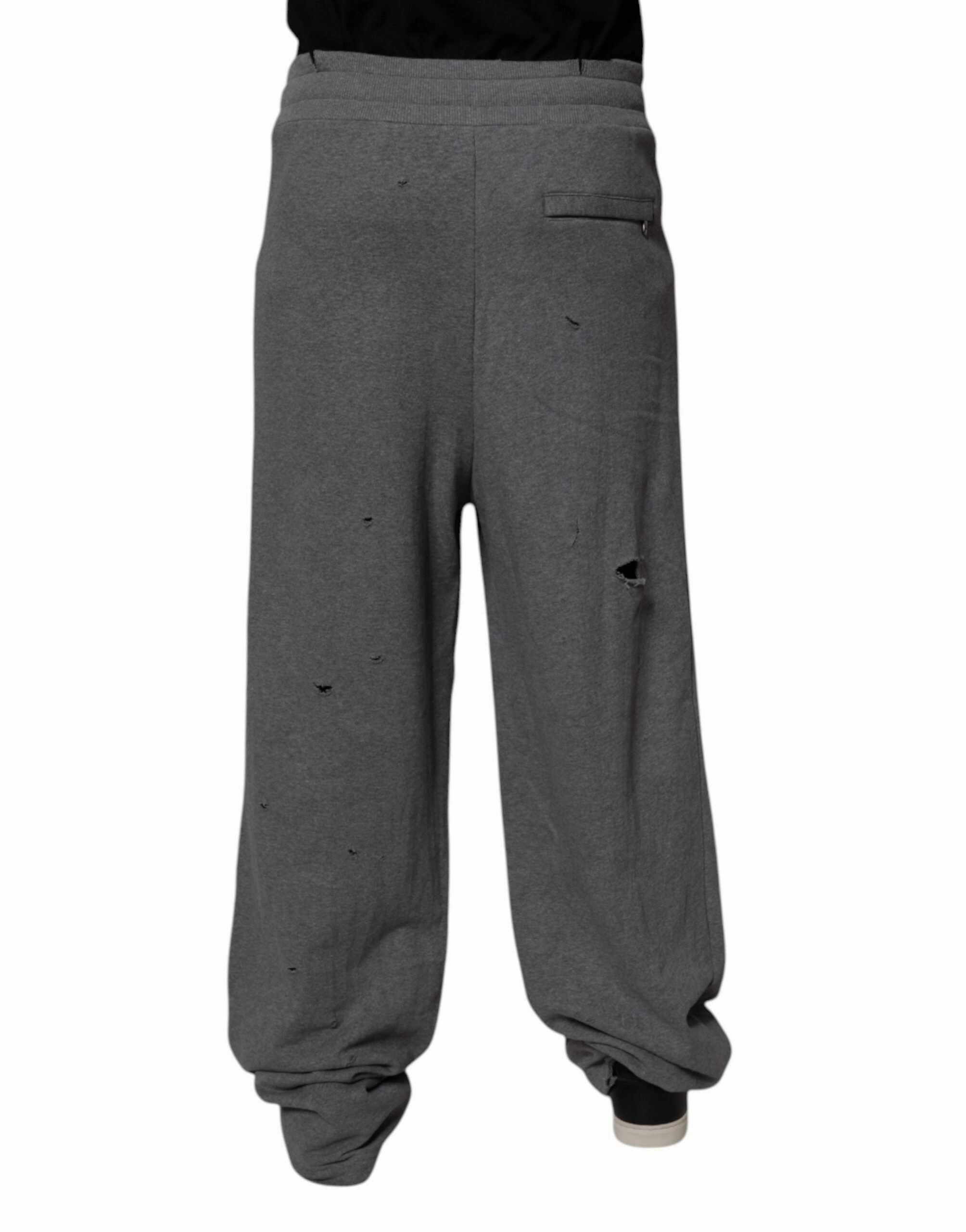 Dolce & Gabbana Cotton RipStyle Straight SweatMen's Men's Pants