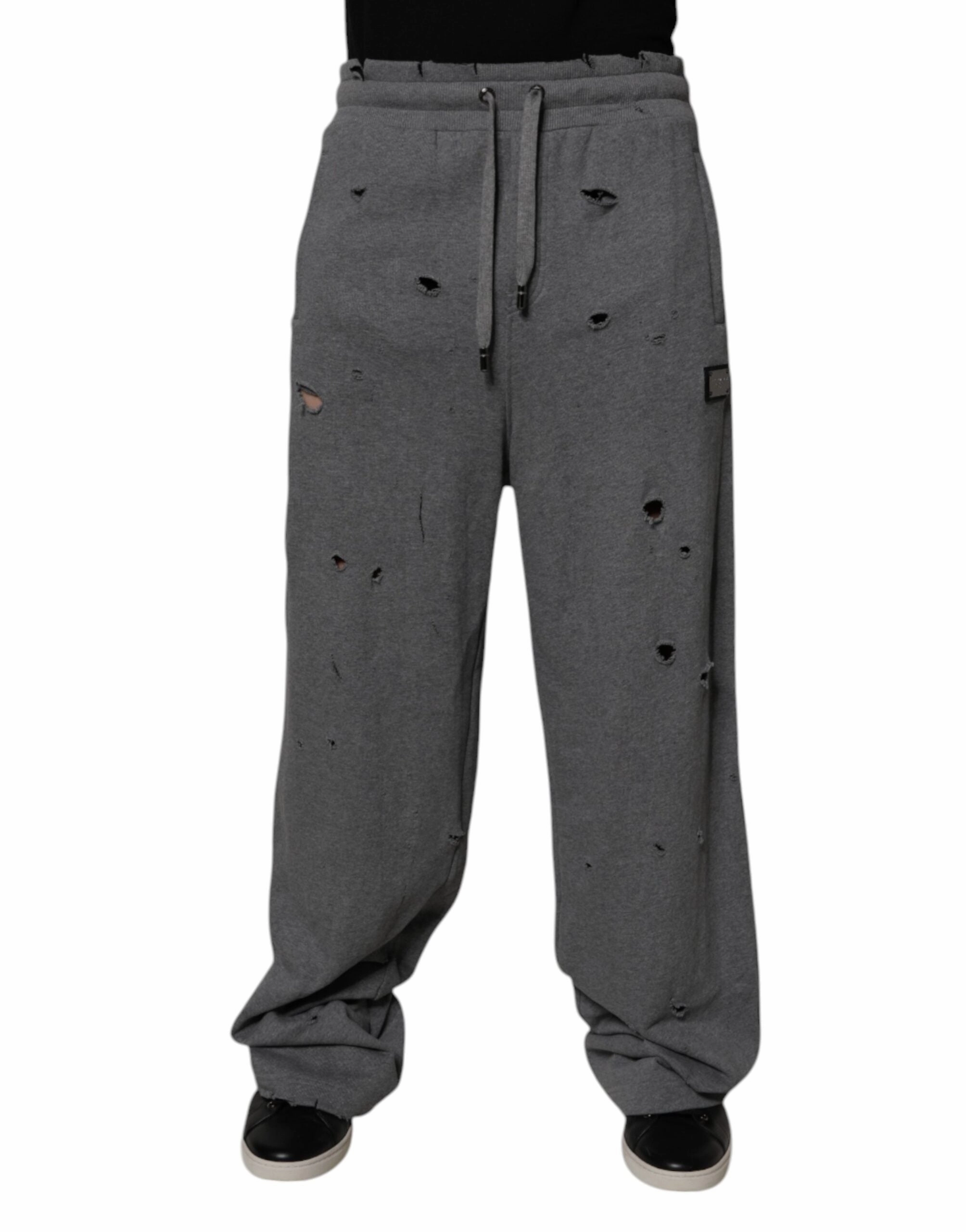 Dolce & Gabbana Cotton RipStyle Straight SweatMen's Men's Pants