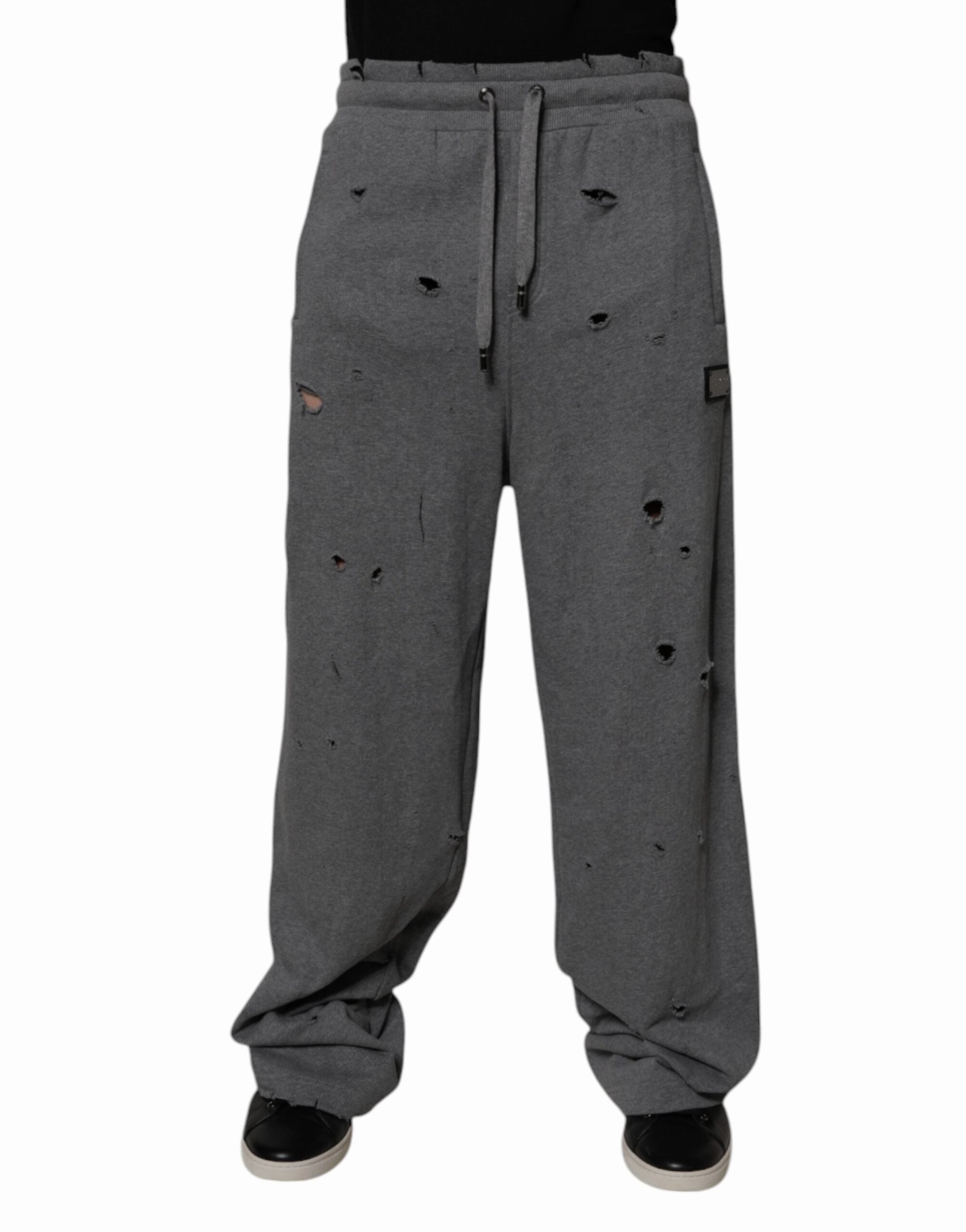 Dolce & Gabbana Cotton RipStyle Straight SweatMen's Men's Pants