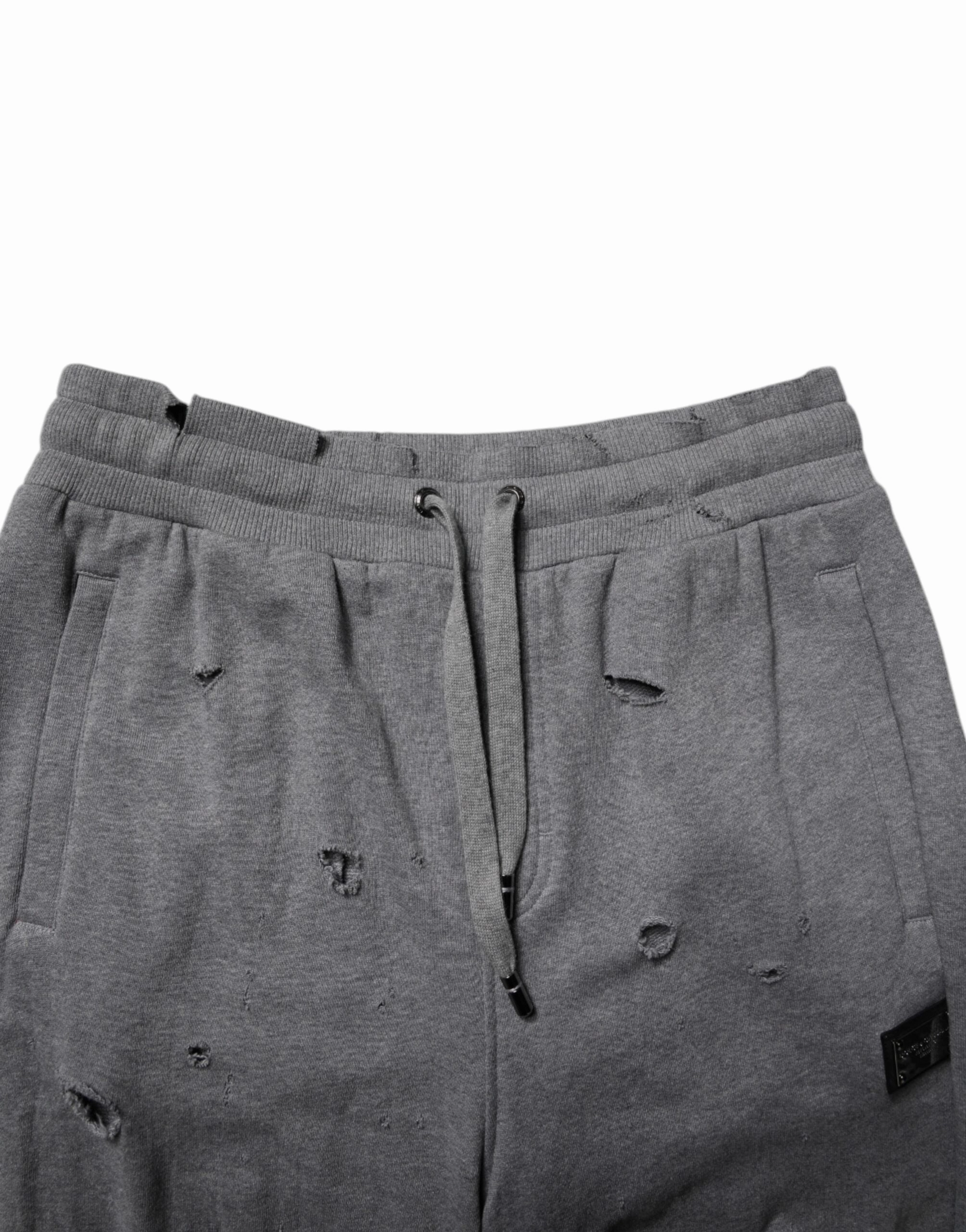 Dolce & Gabbana Cotton RipStyle Straight SweatMen's Men's Pants
