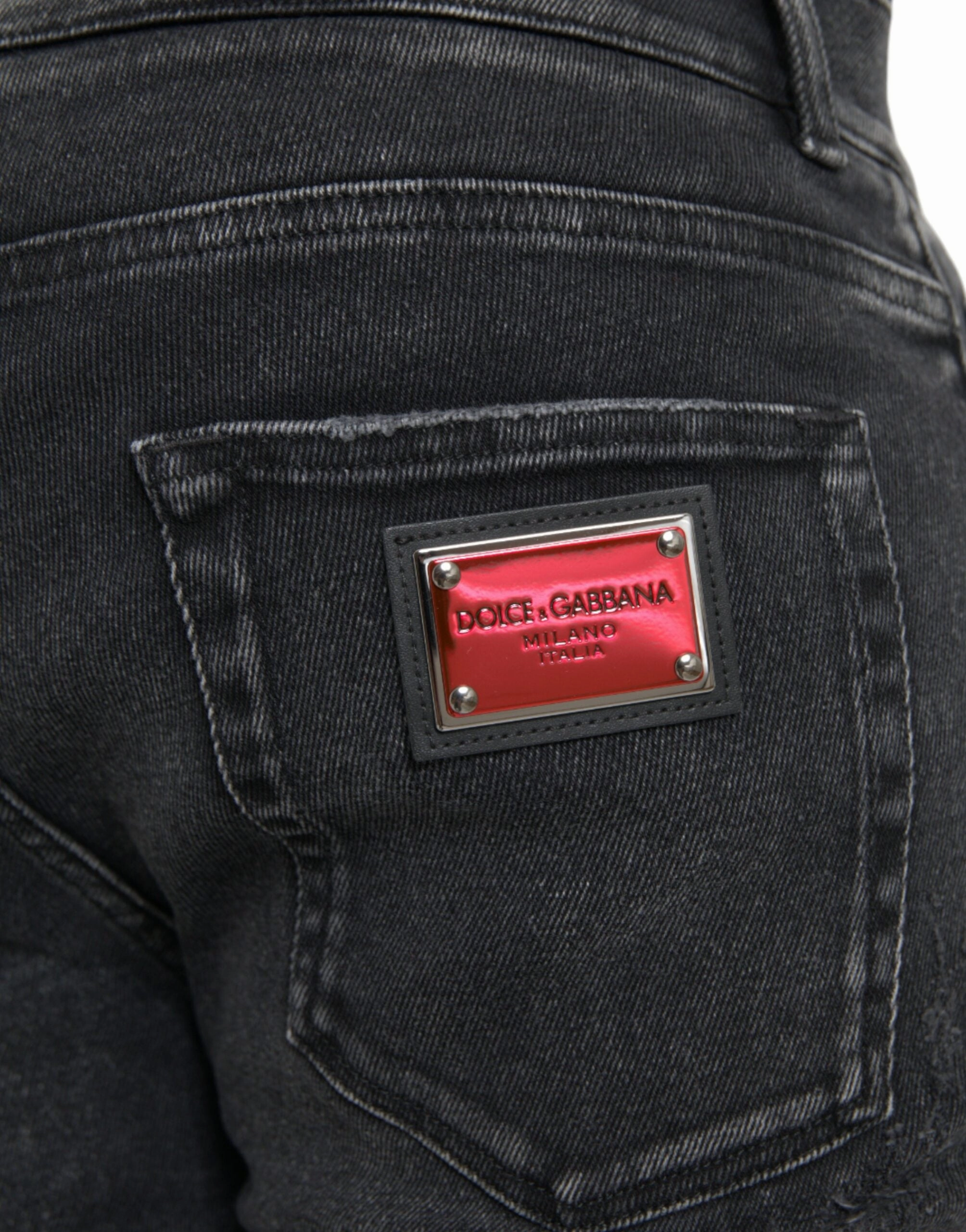 Dolce & Gabbana Cotton Stretch Skinny blue Logo Men's Jeans