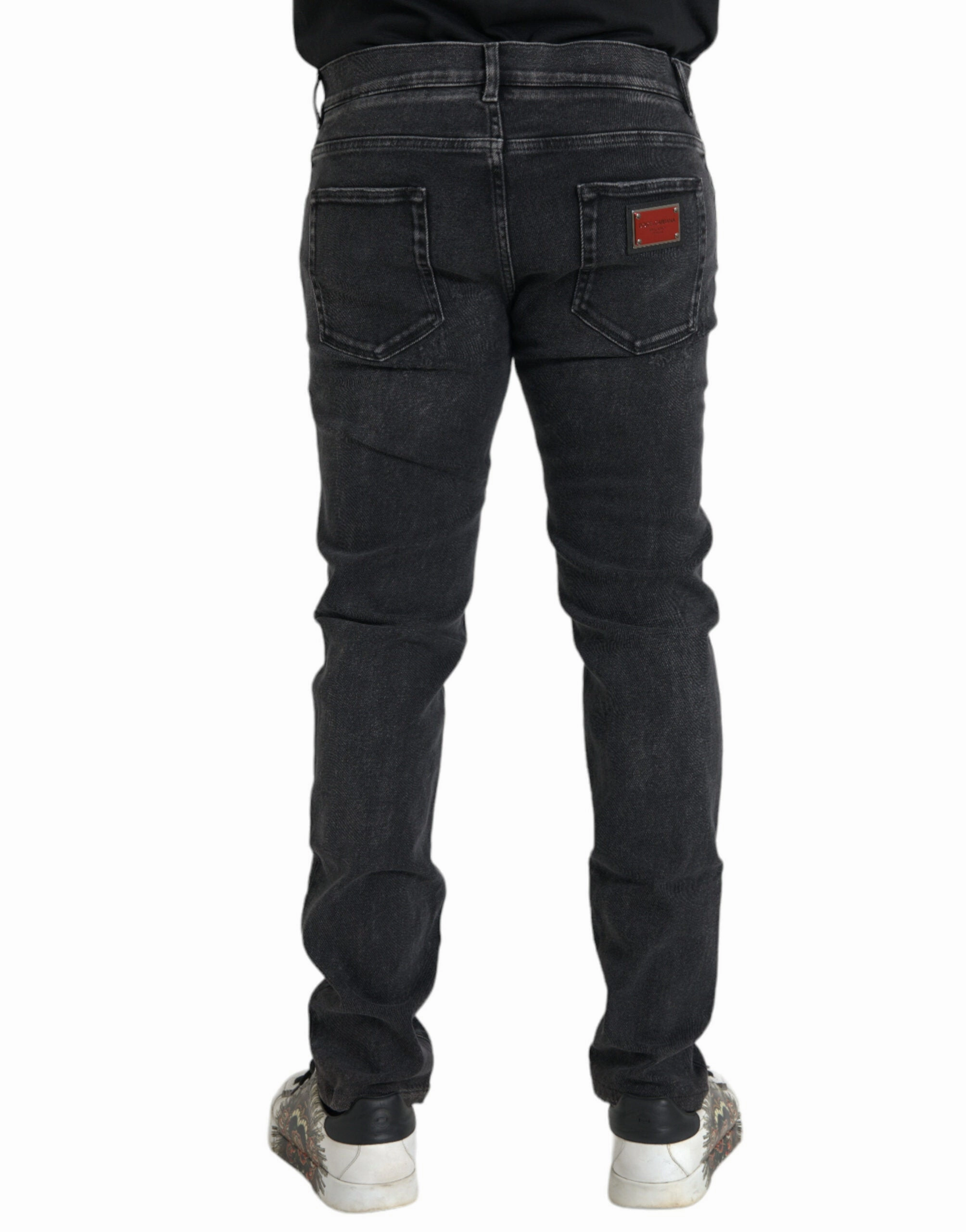Dolce & Gabbana Cotton Stretch Skinny blue Logo Men's Jeans