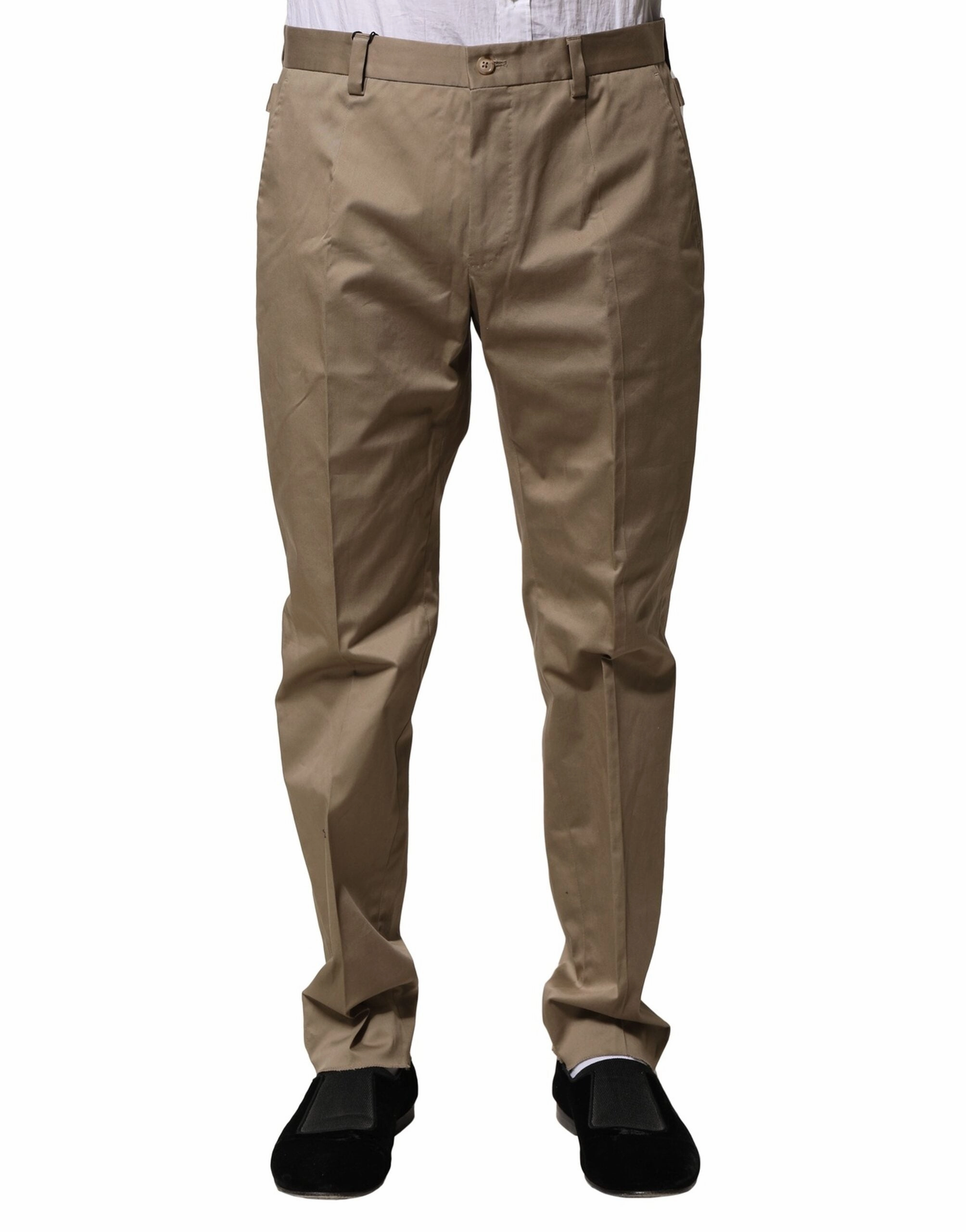 Dolce & Gabbana Cotton Tape Men Formal Men's Pants