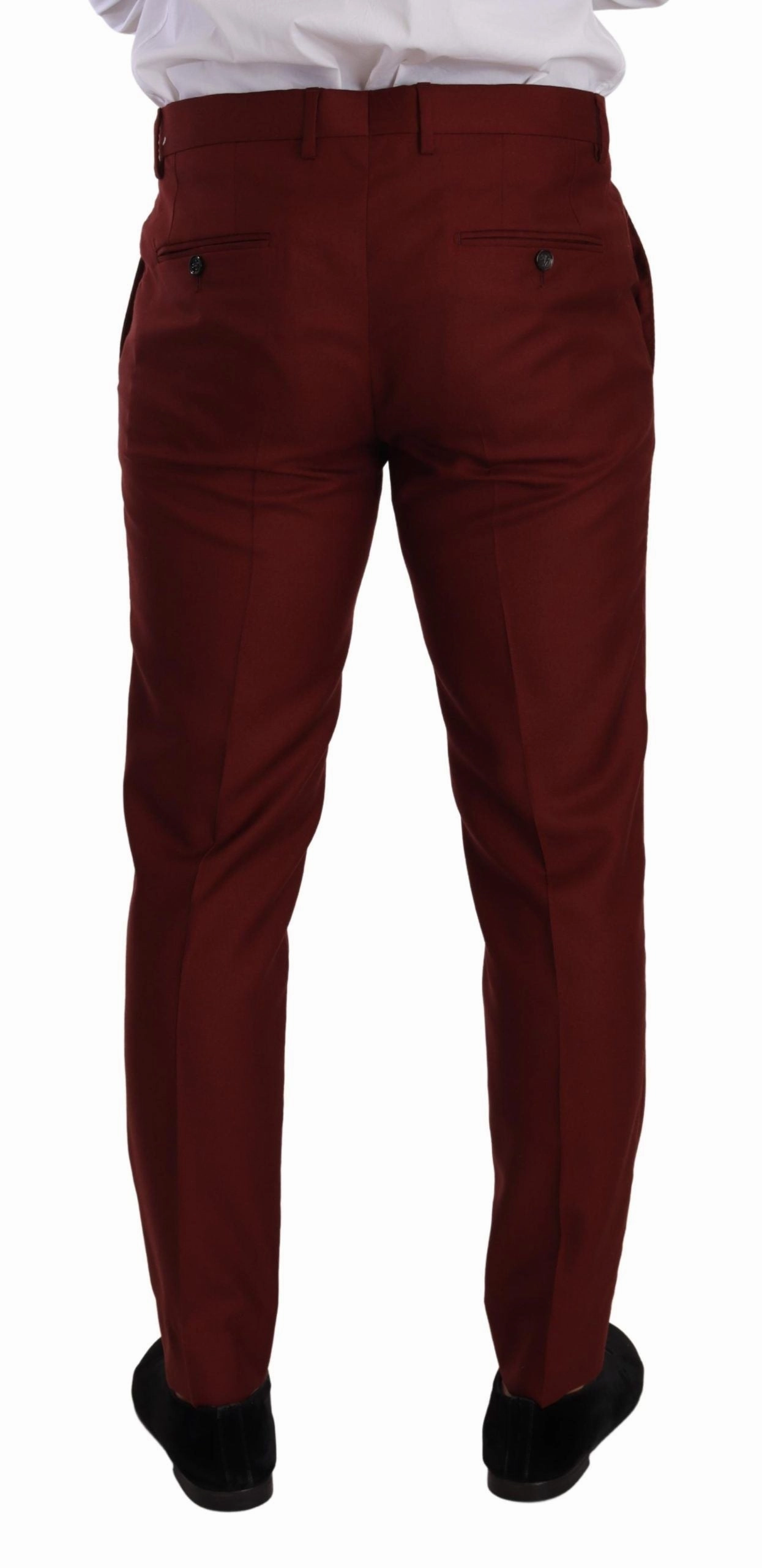 Dolce & Gabbana Elegant Cashmere-Silk Dress Men's Pants